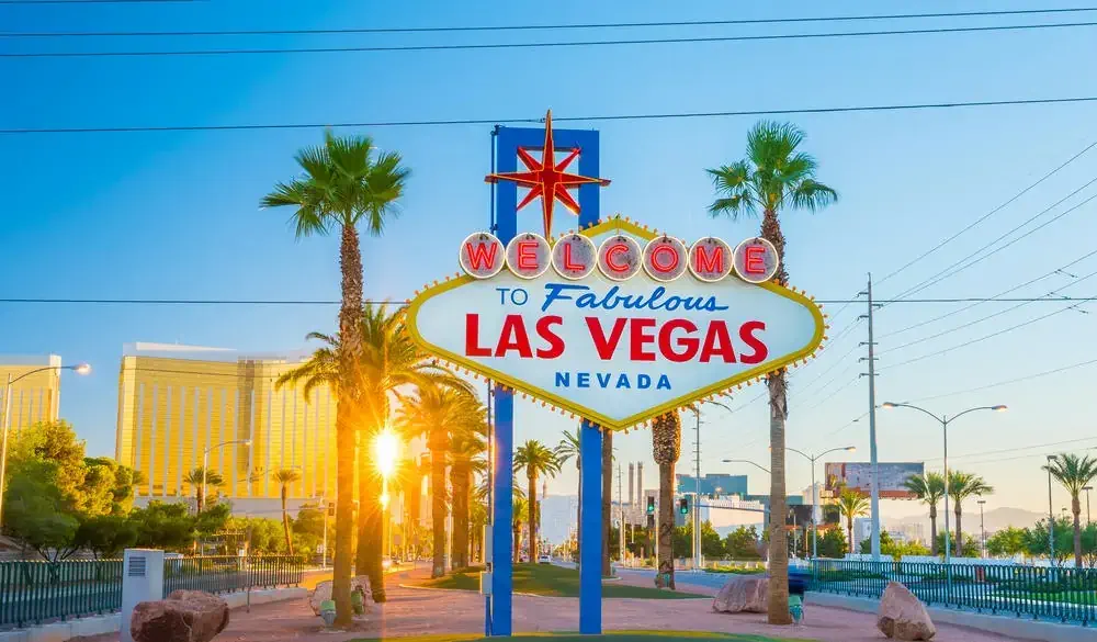 The Welcome to Fabulous Las Vegas sign in Las Vegas, Nevada USA