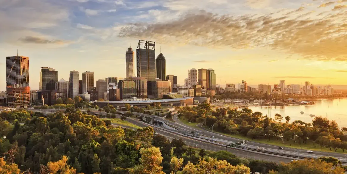 PERTH city gold light park