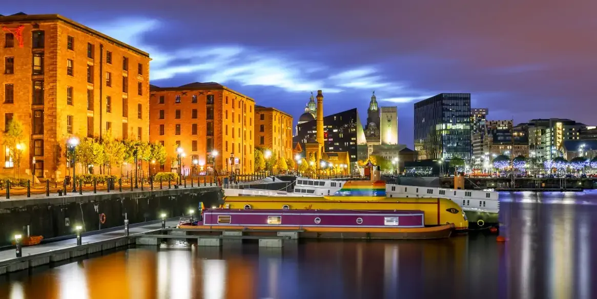 Albert Dock, Yellow Submarine, Liverpool, England