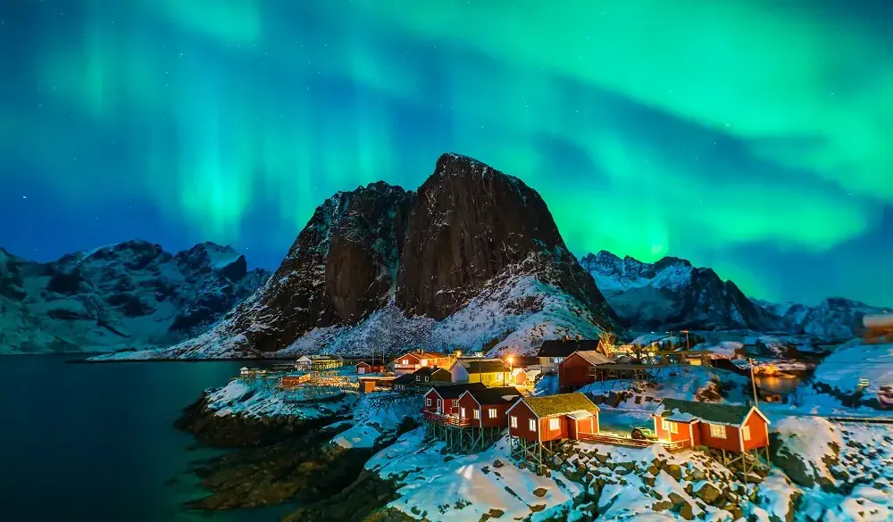 Colorful Aurora Borealis