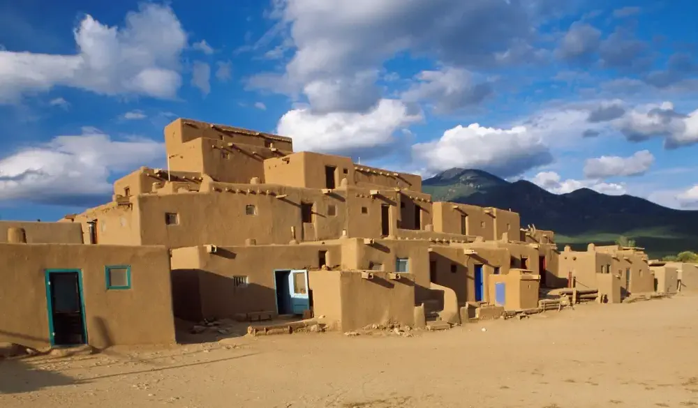 Taos Pueblo Village, UNESCO site in the US
