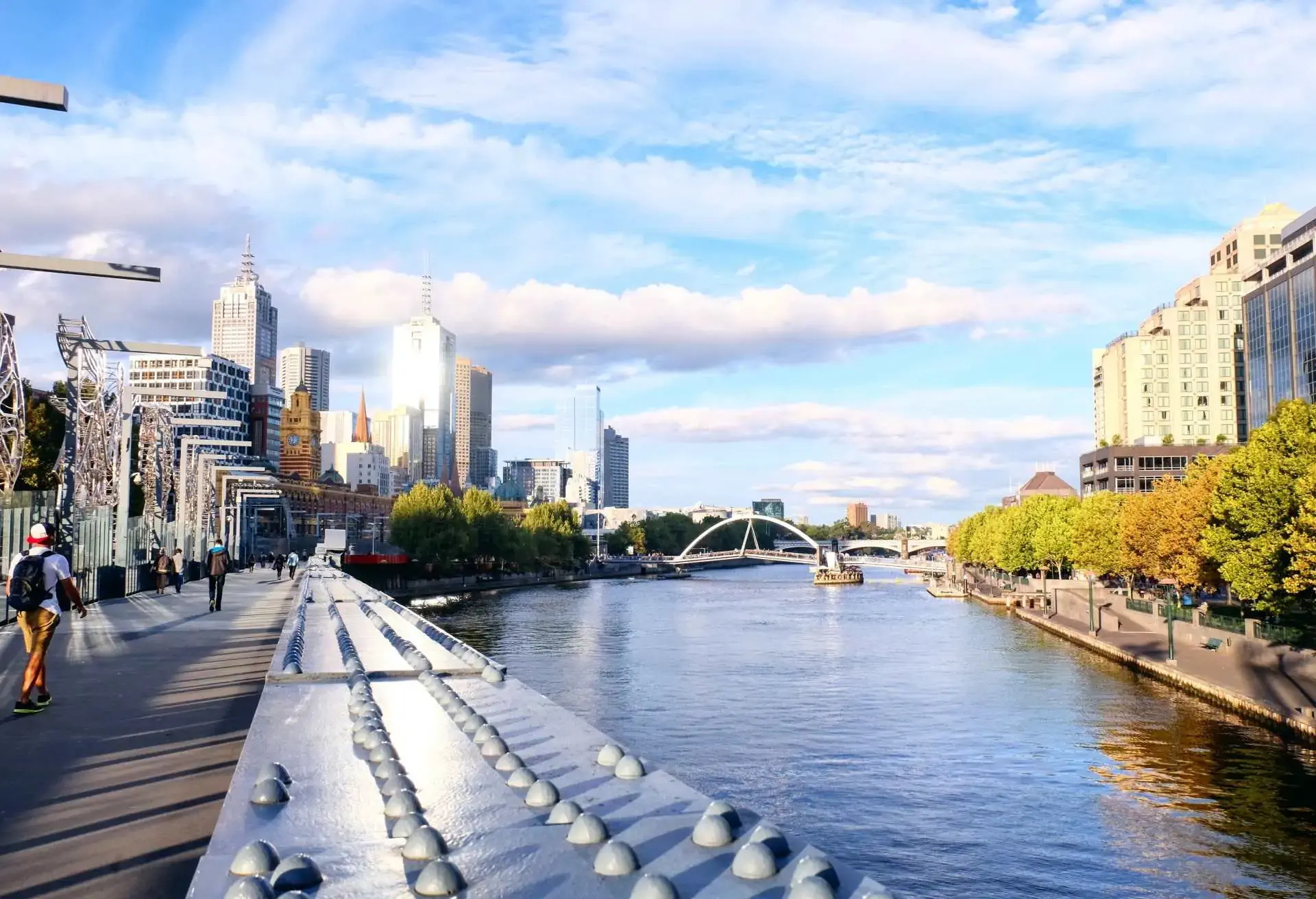 The heart of city centre Melbourne
