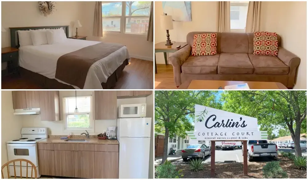 Carlin Cottages, hotels with hot springs