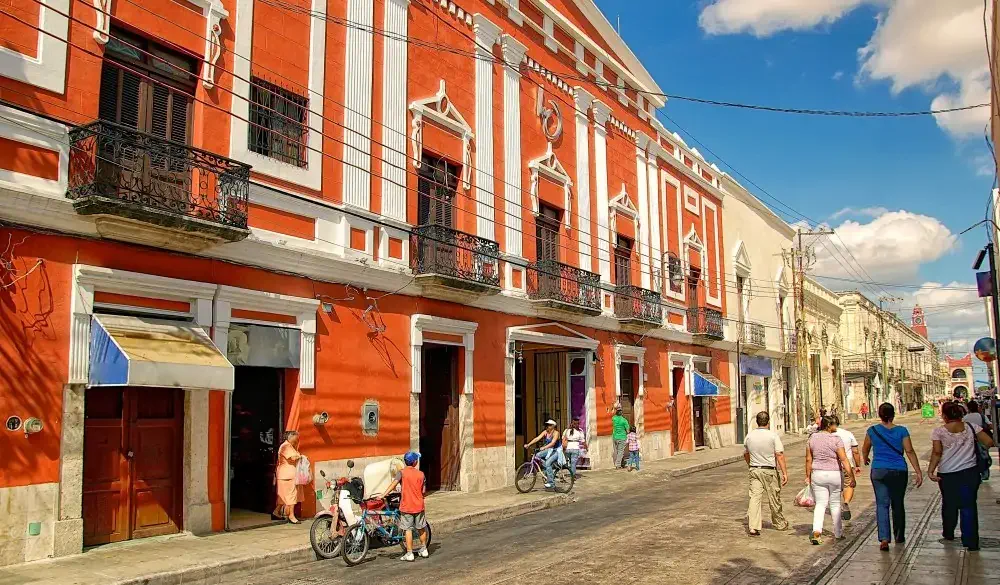 Street in the city