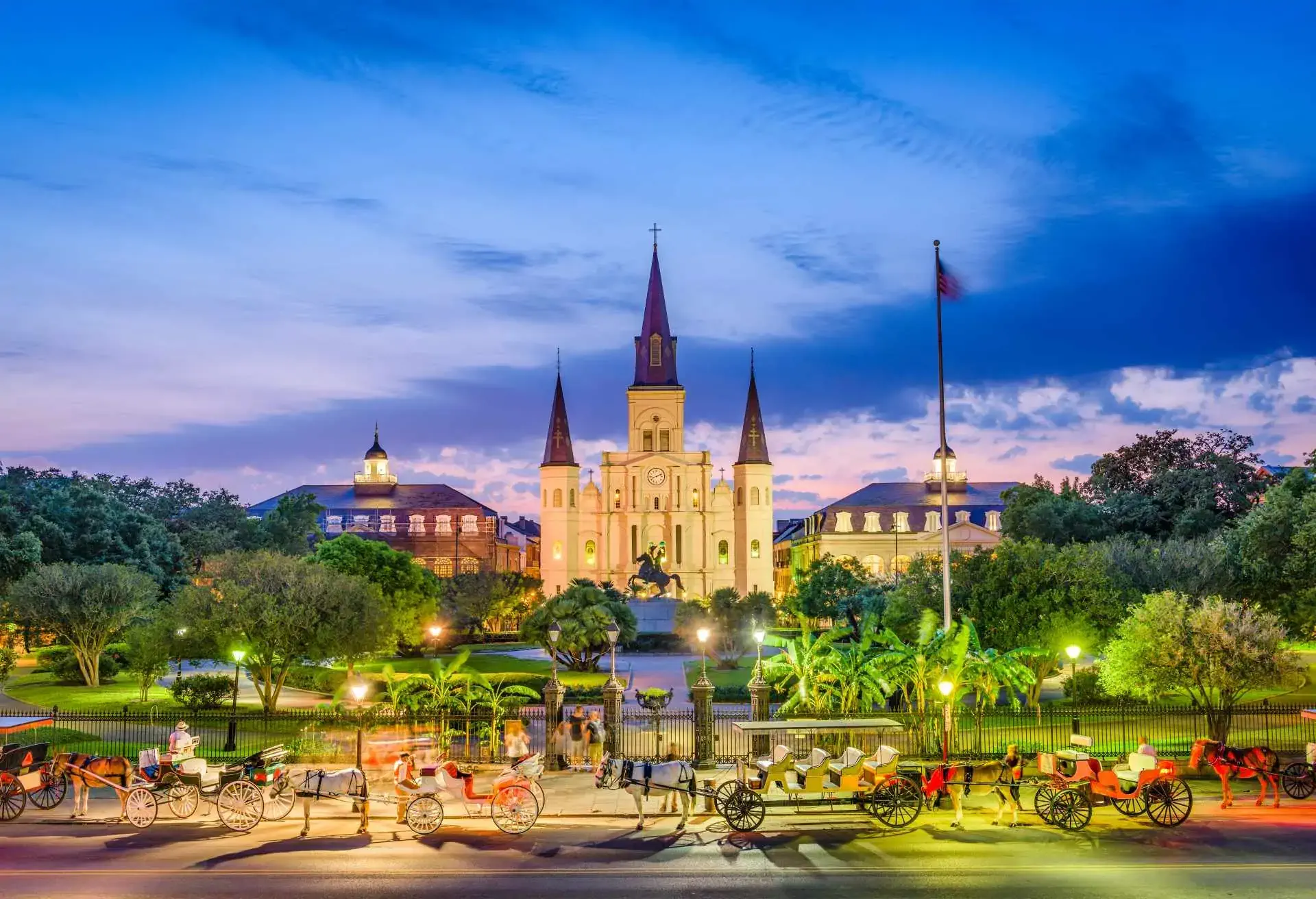St. Louis Cathedral and Jackson Square