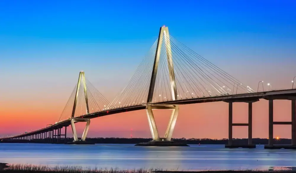 Cooper River Bridge in Charleston SC