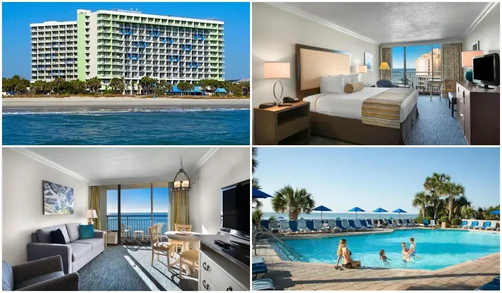 Coral Beach Resort Hotel & Suites, oceanfront hotel in myrtle beach