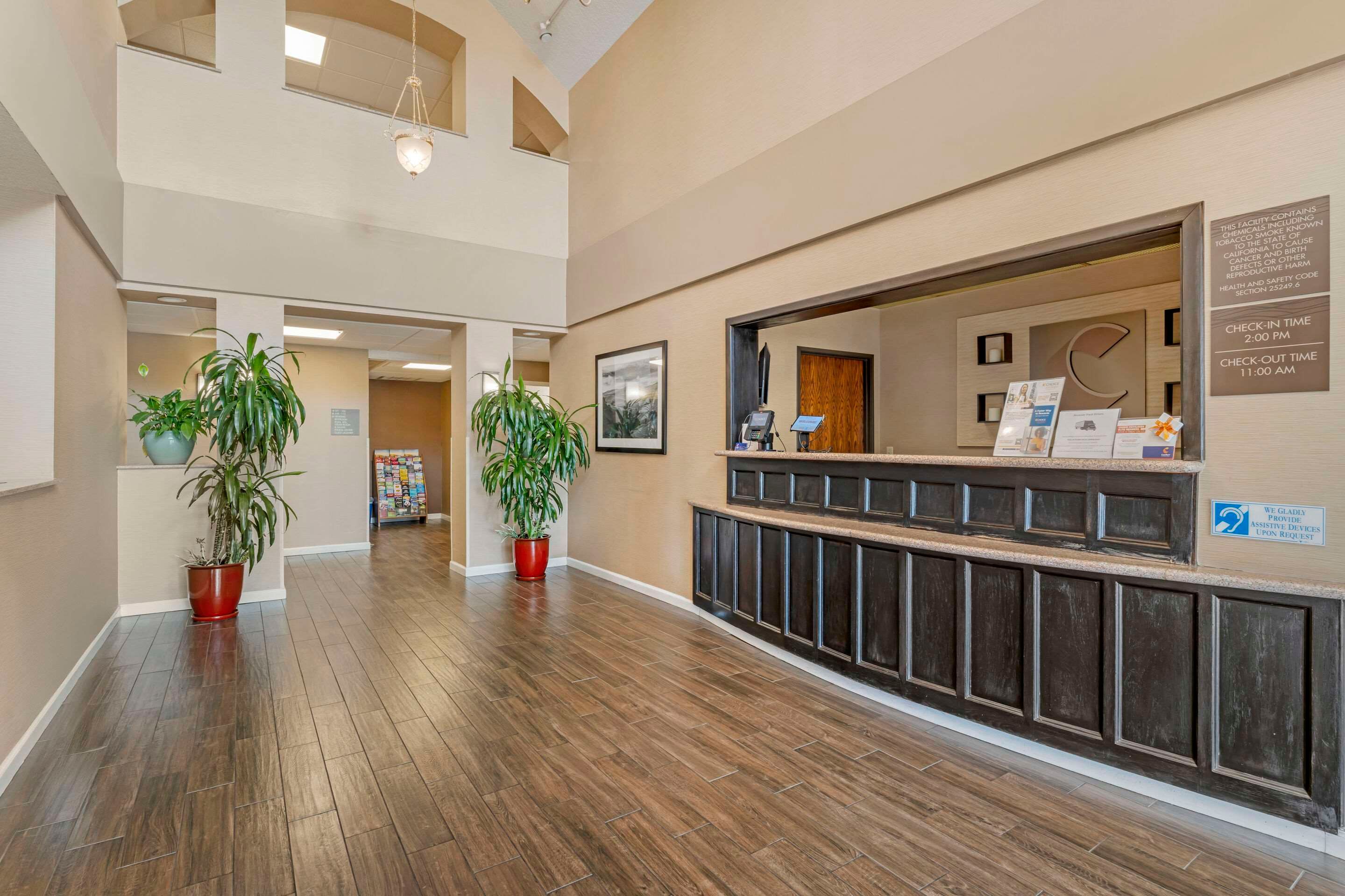Front desk