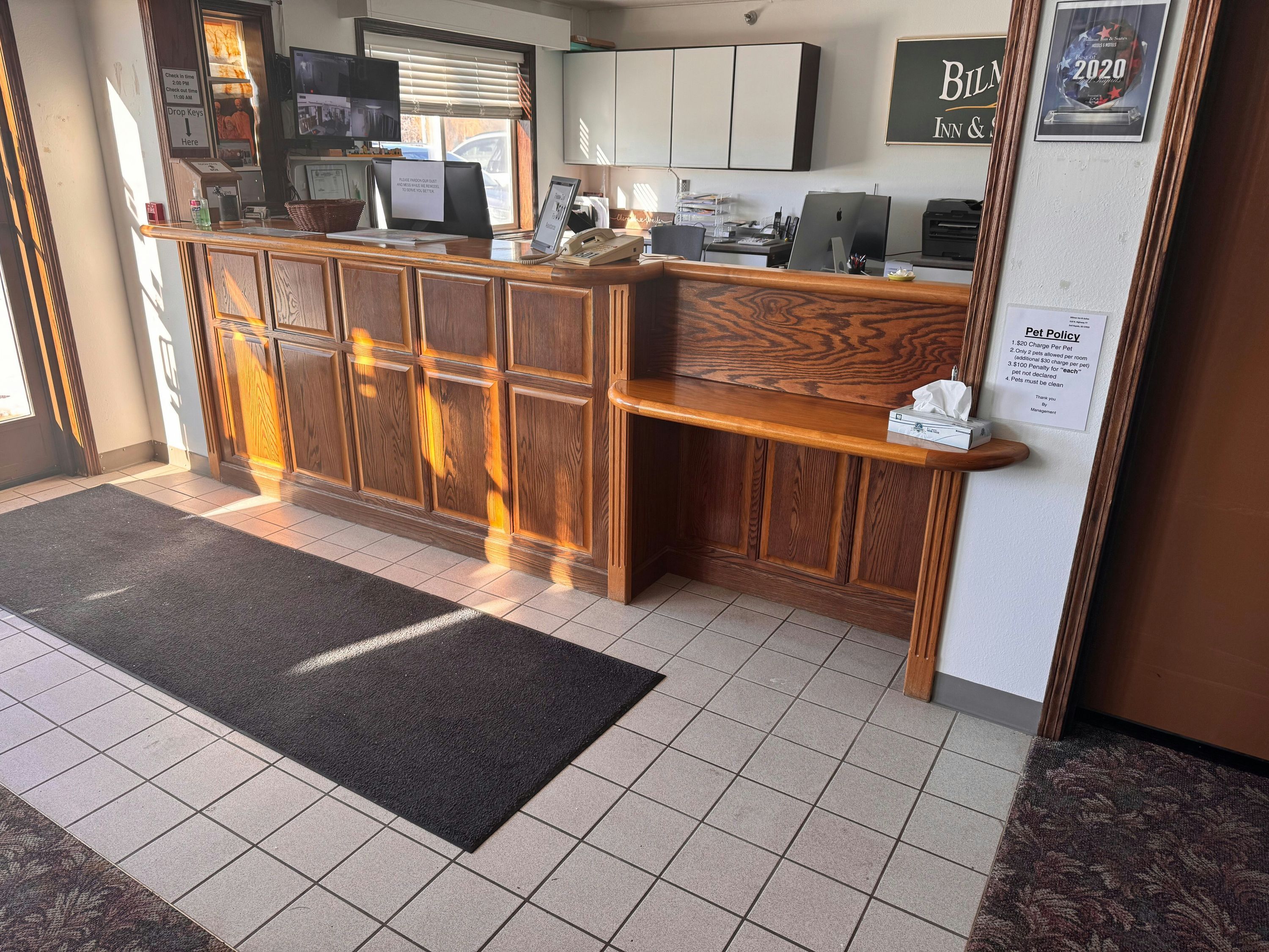 Front desk