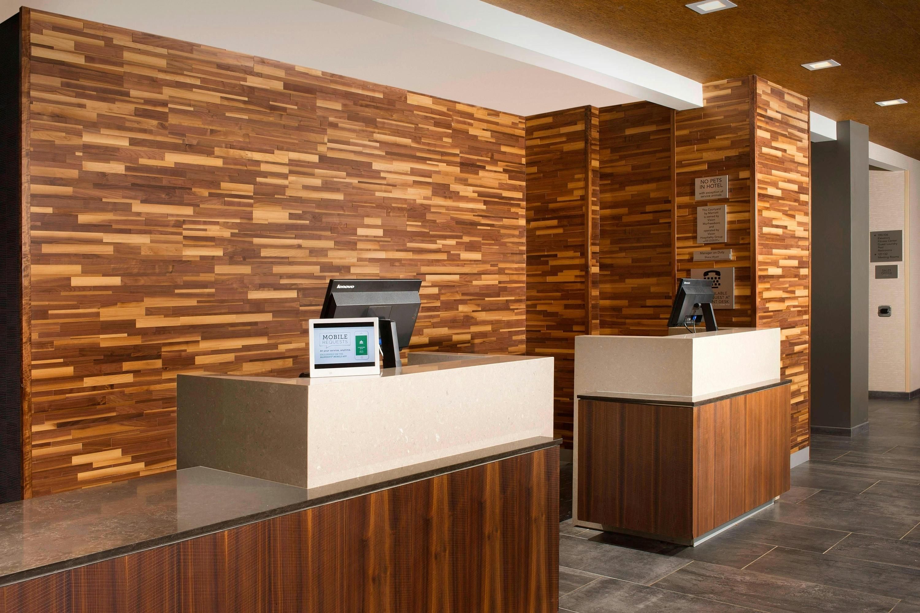 Front desk