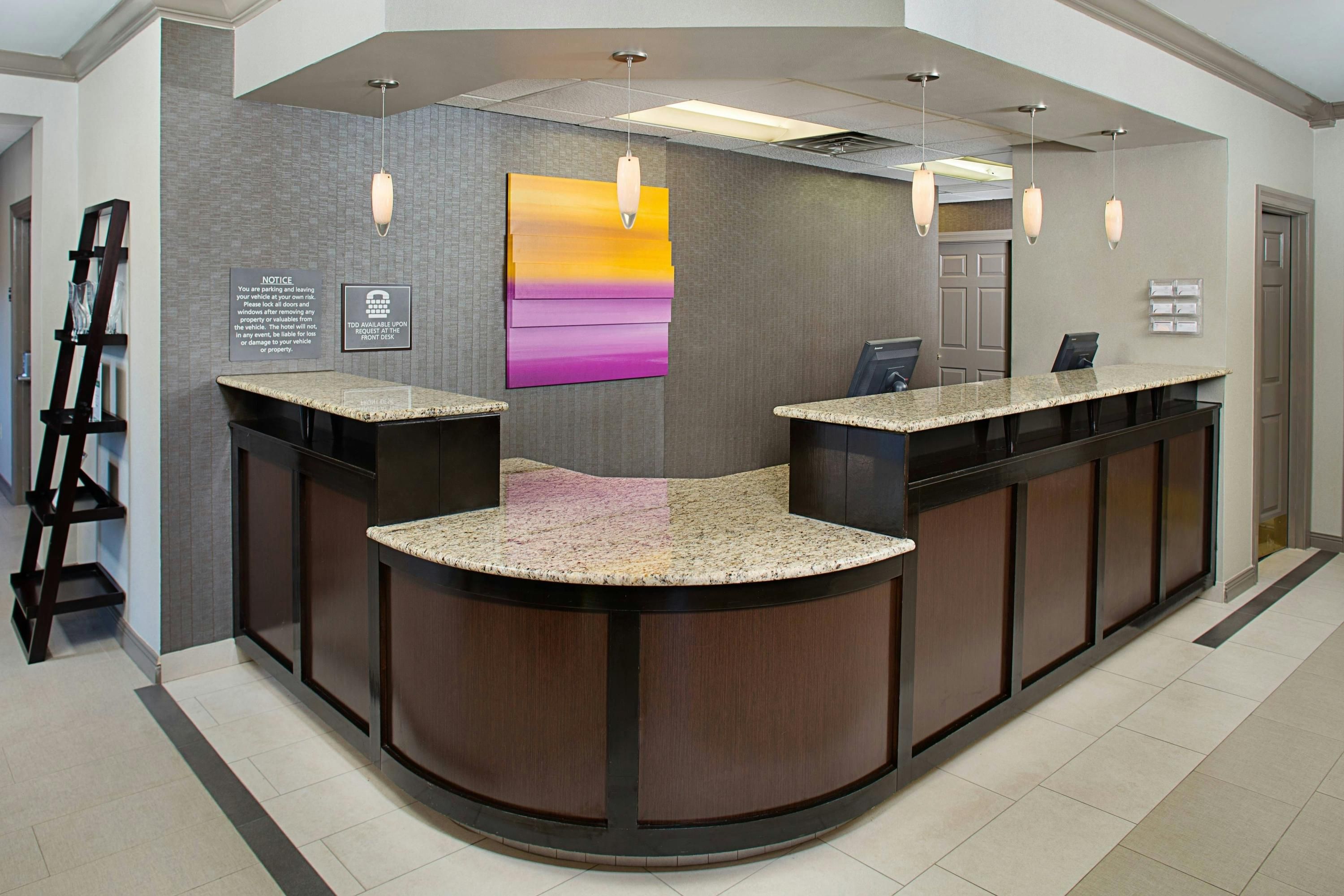 Front desk