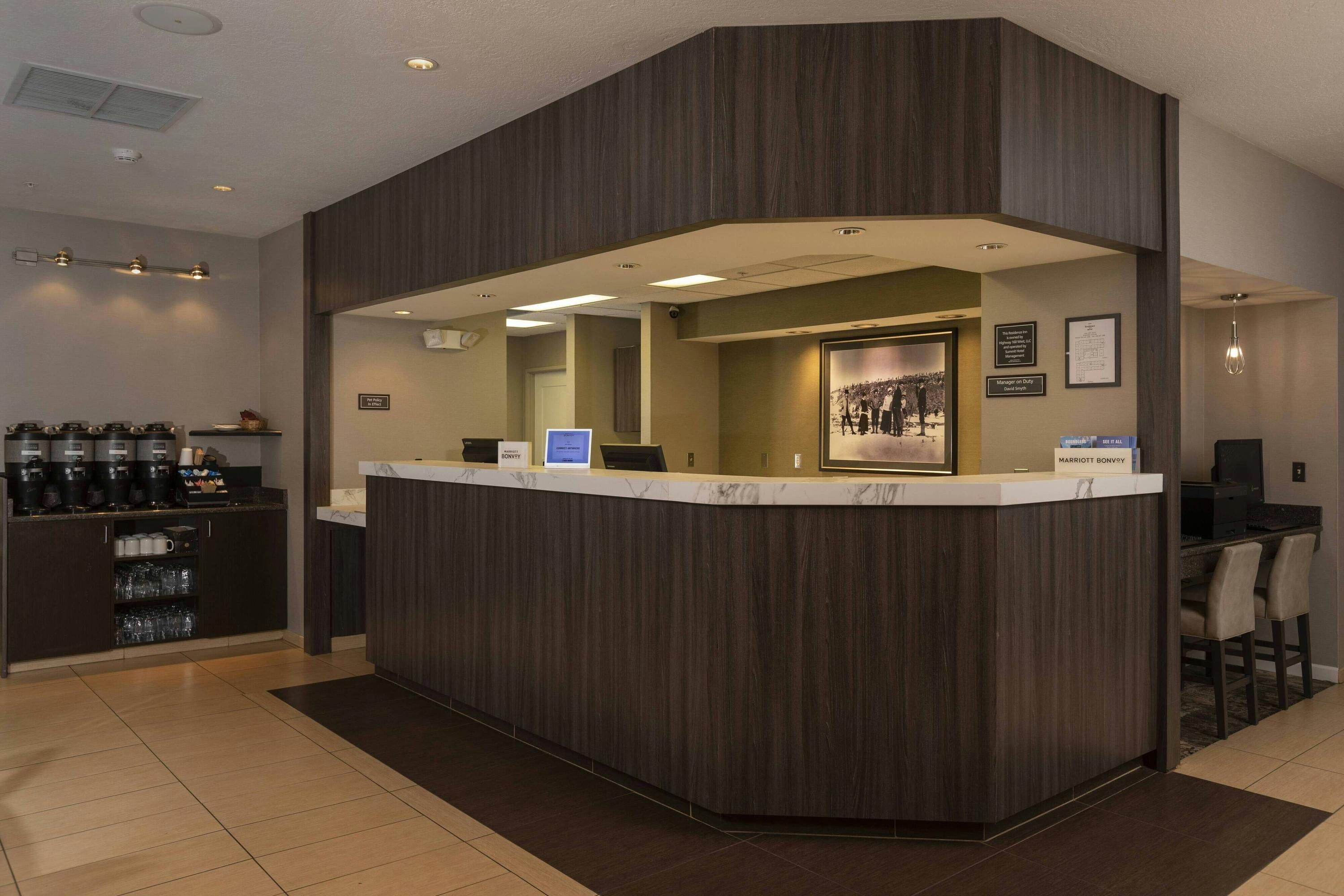 Front desk