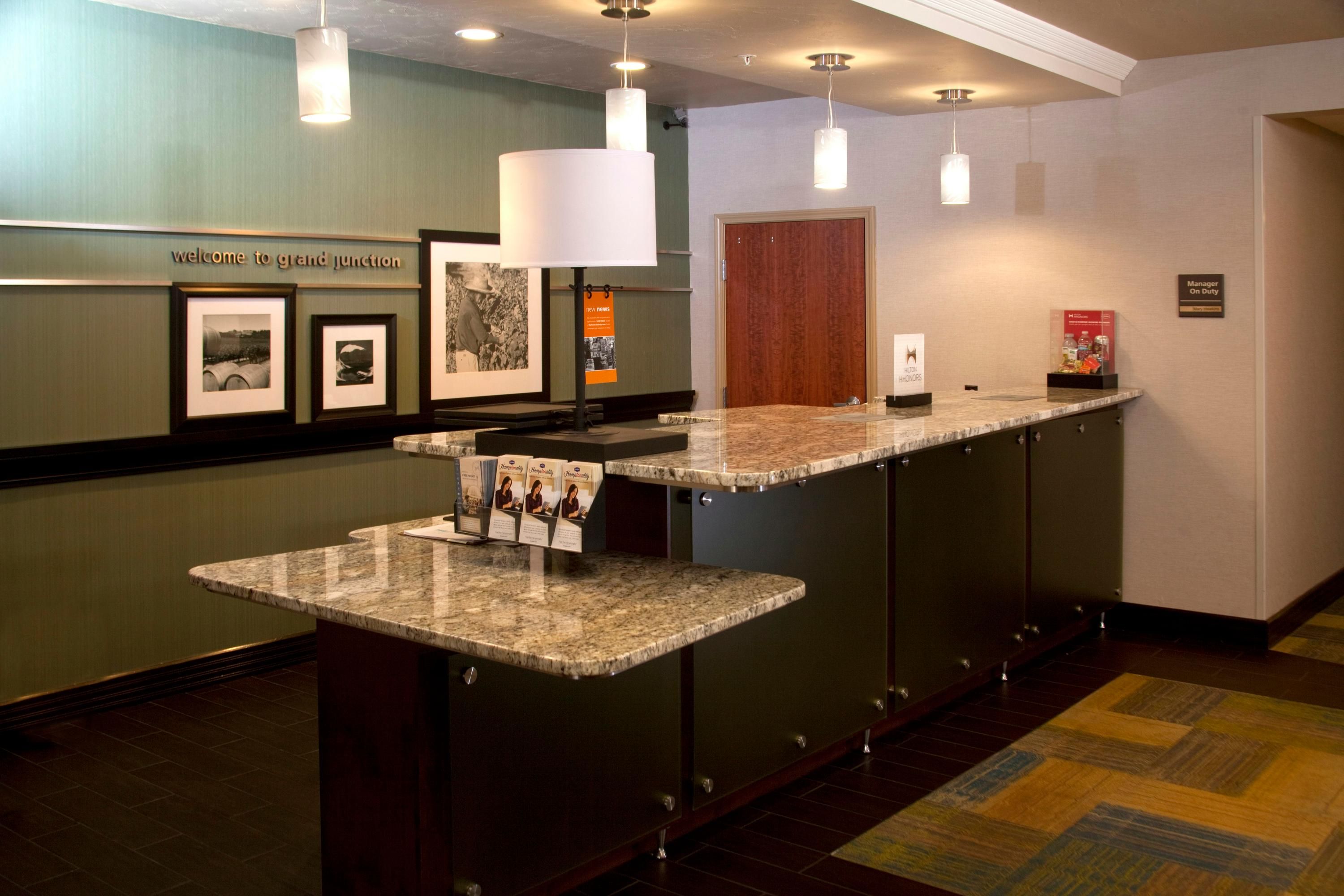 Front desk
