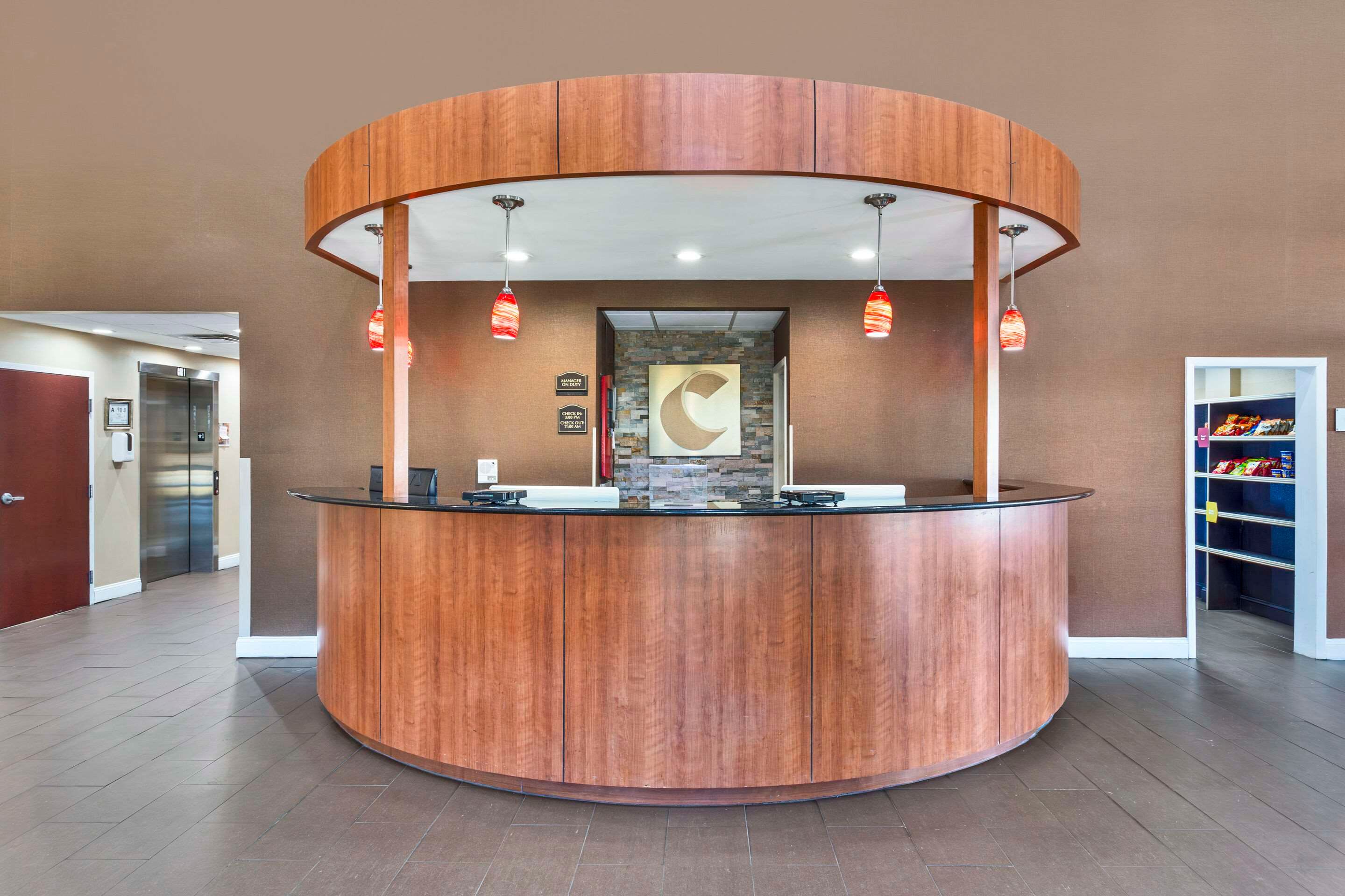 Front desk