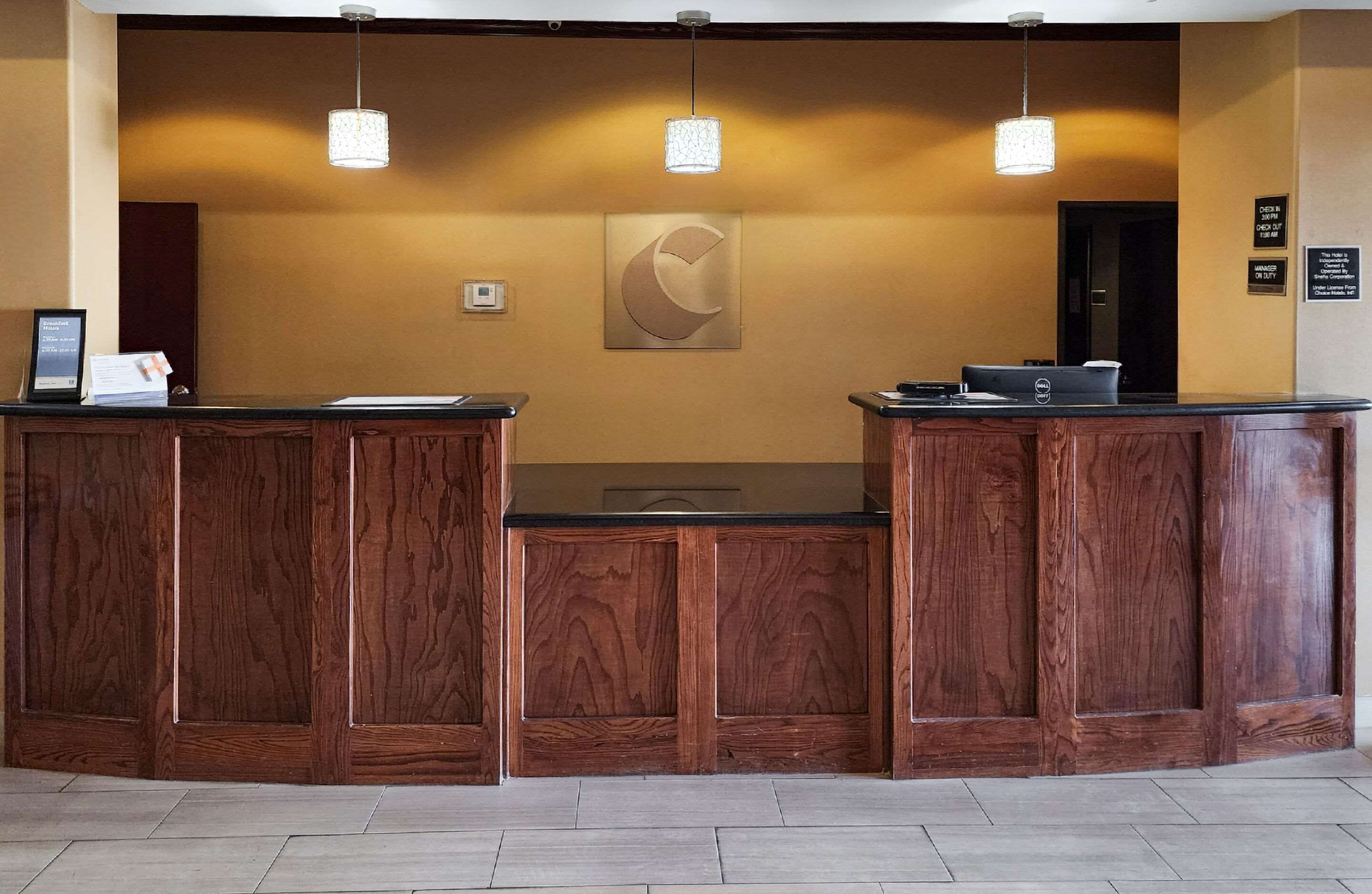 Front desk