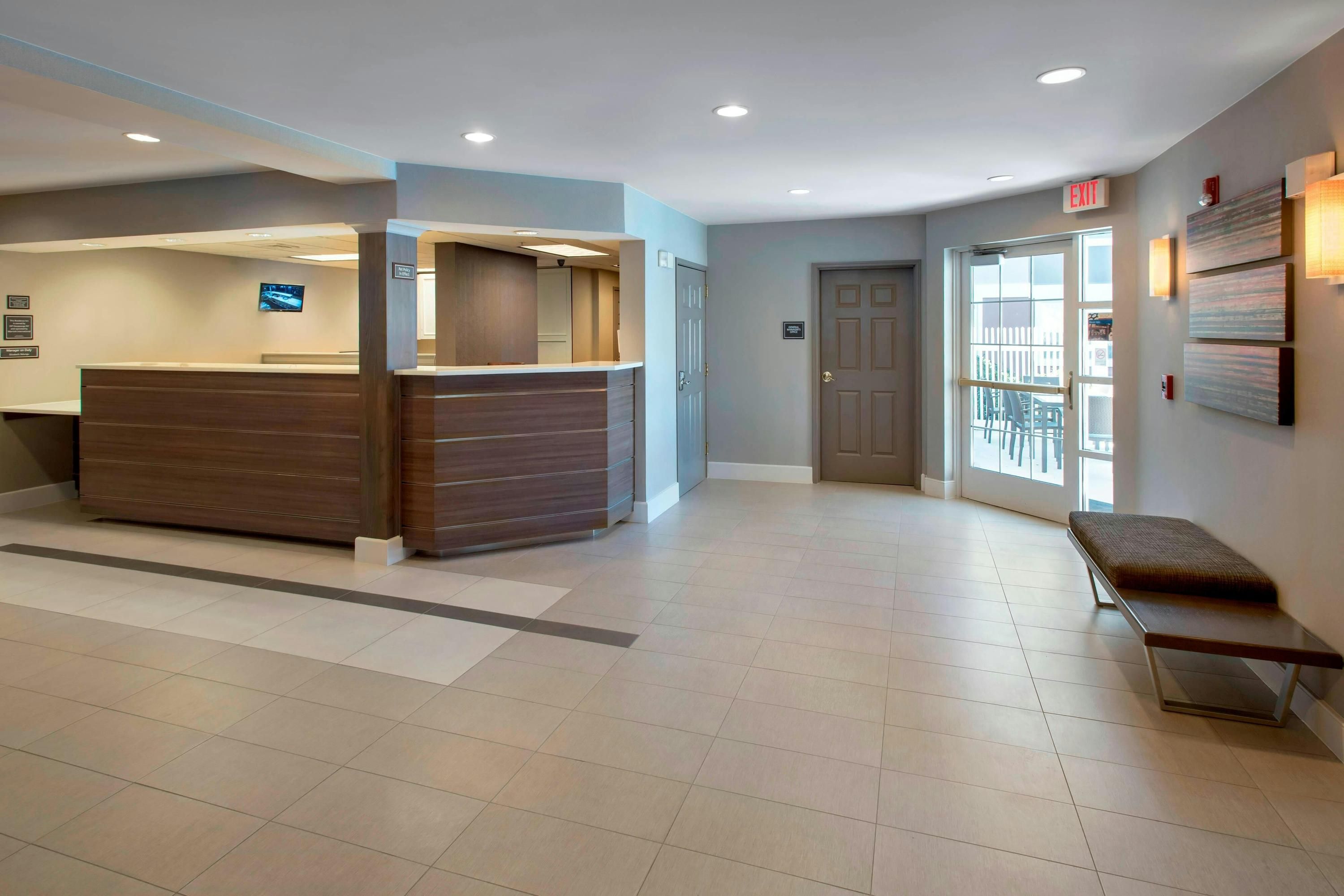 Front desk