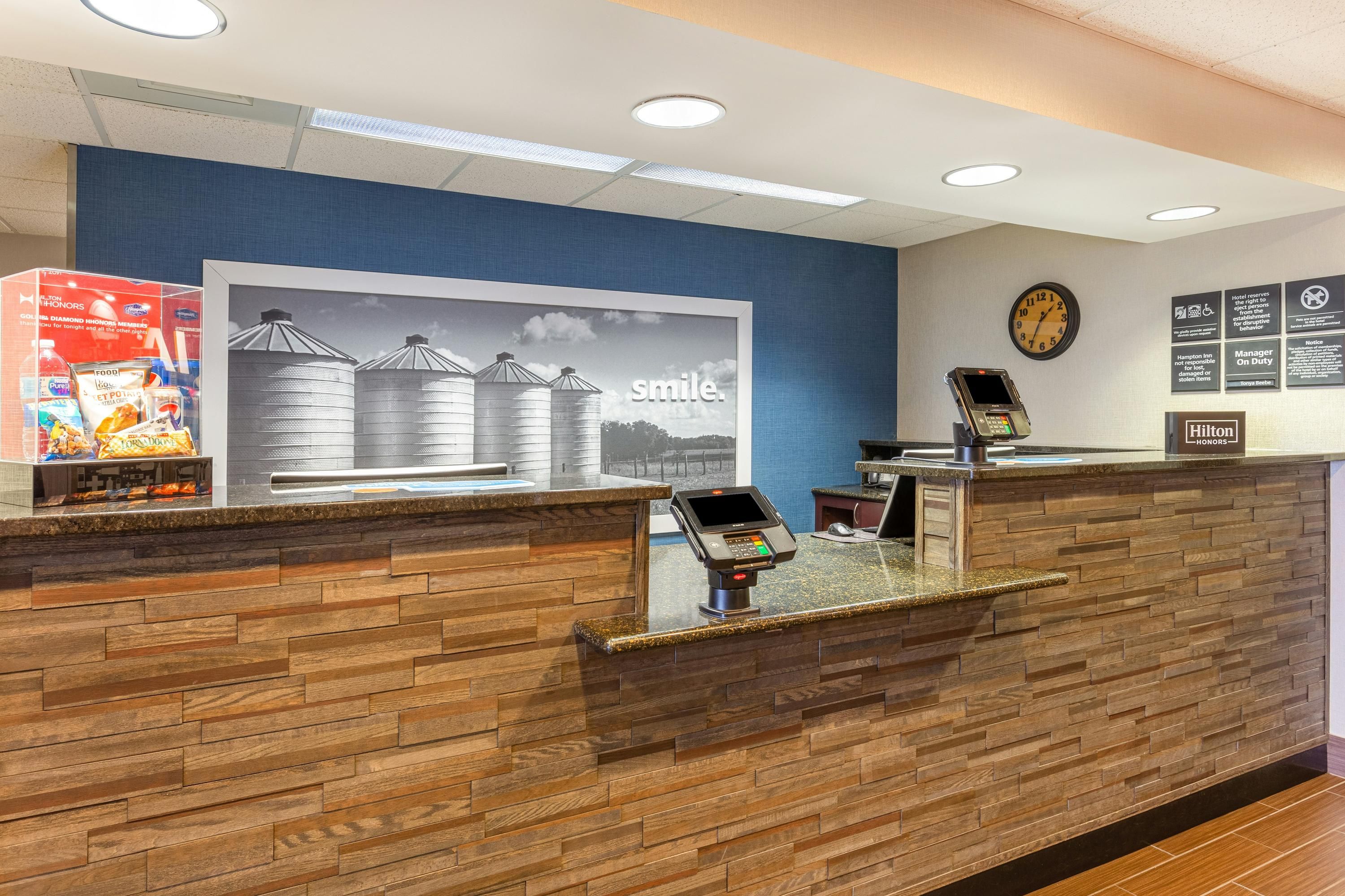 Front desk