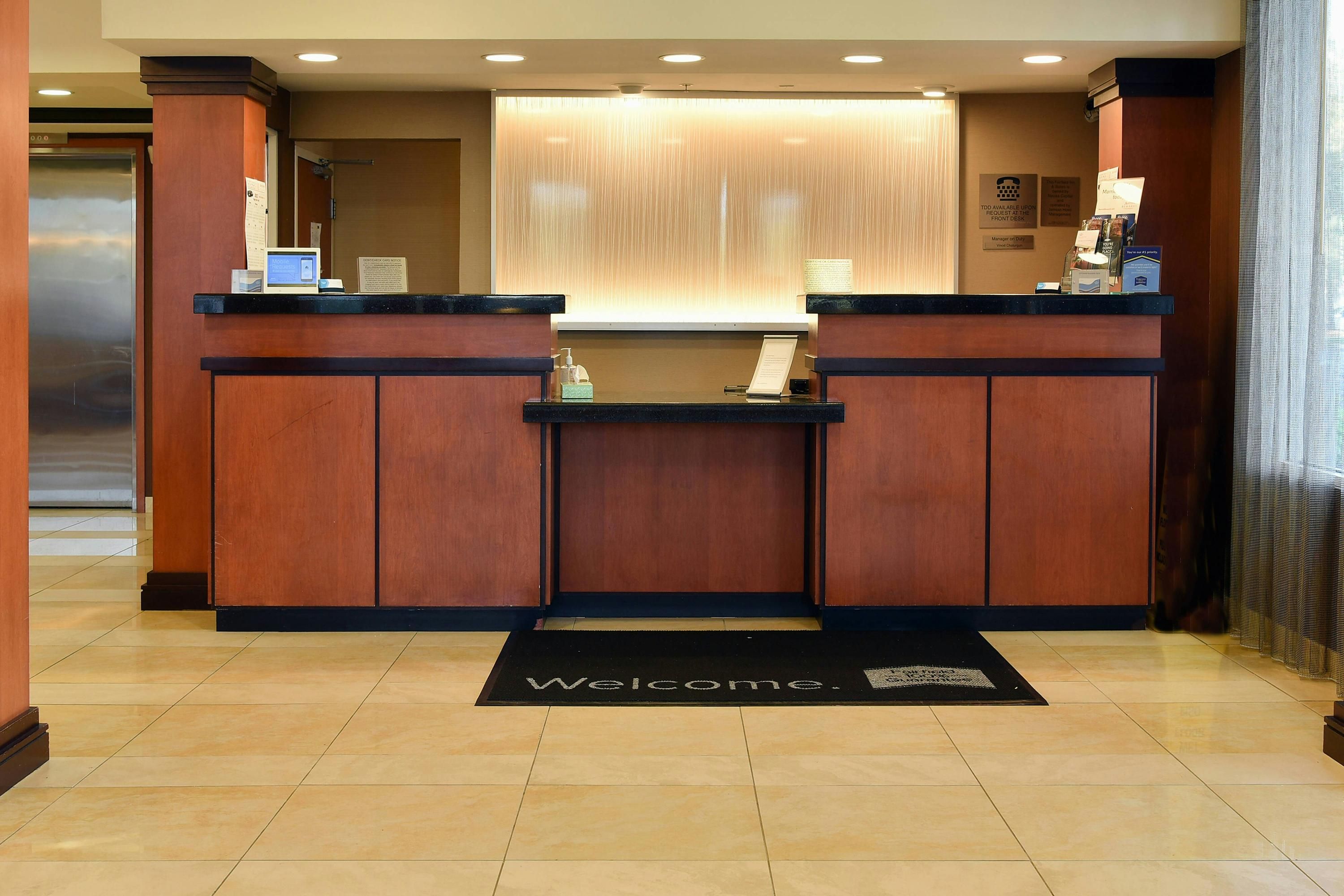 Front desk