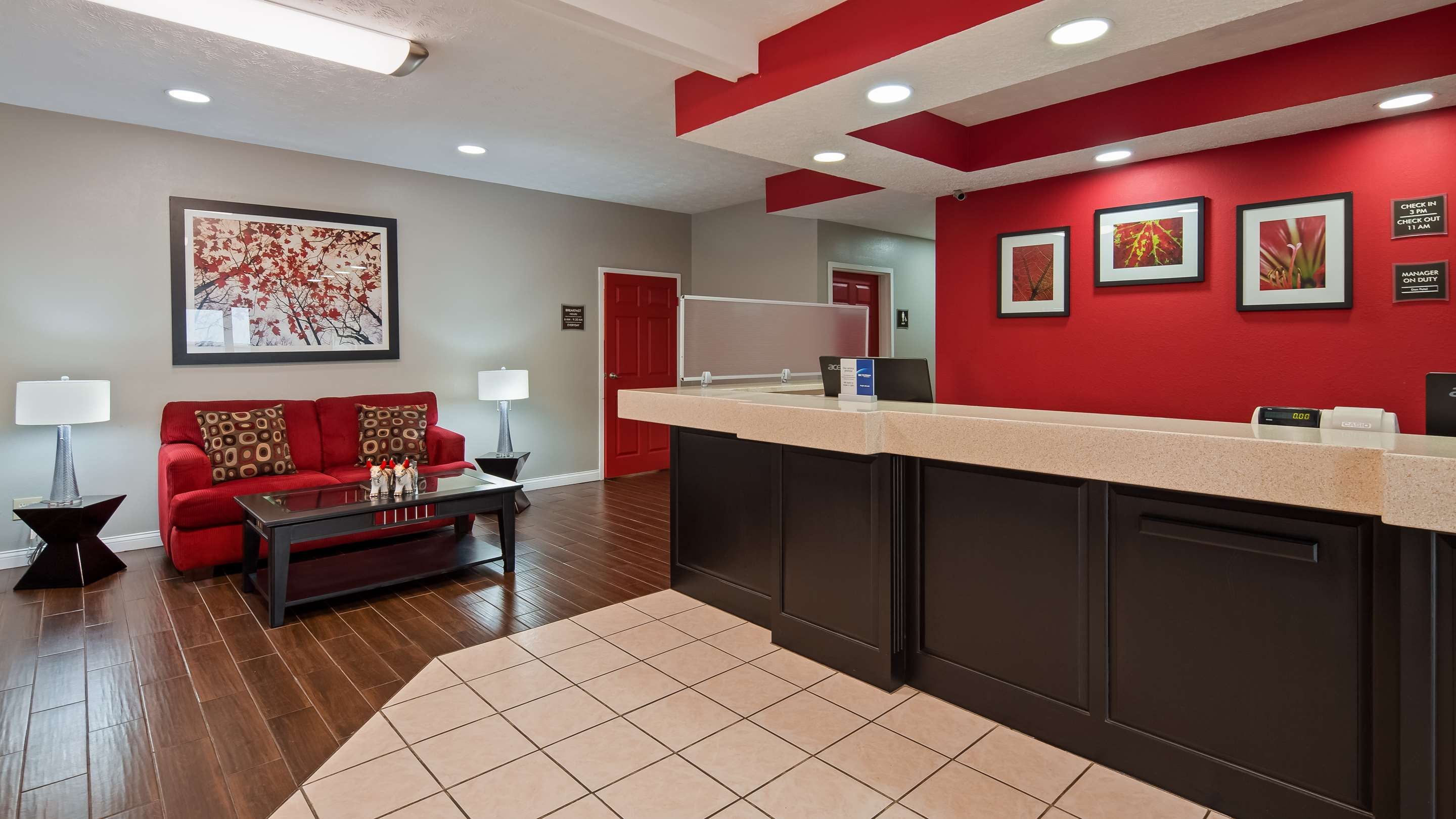 Front desk