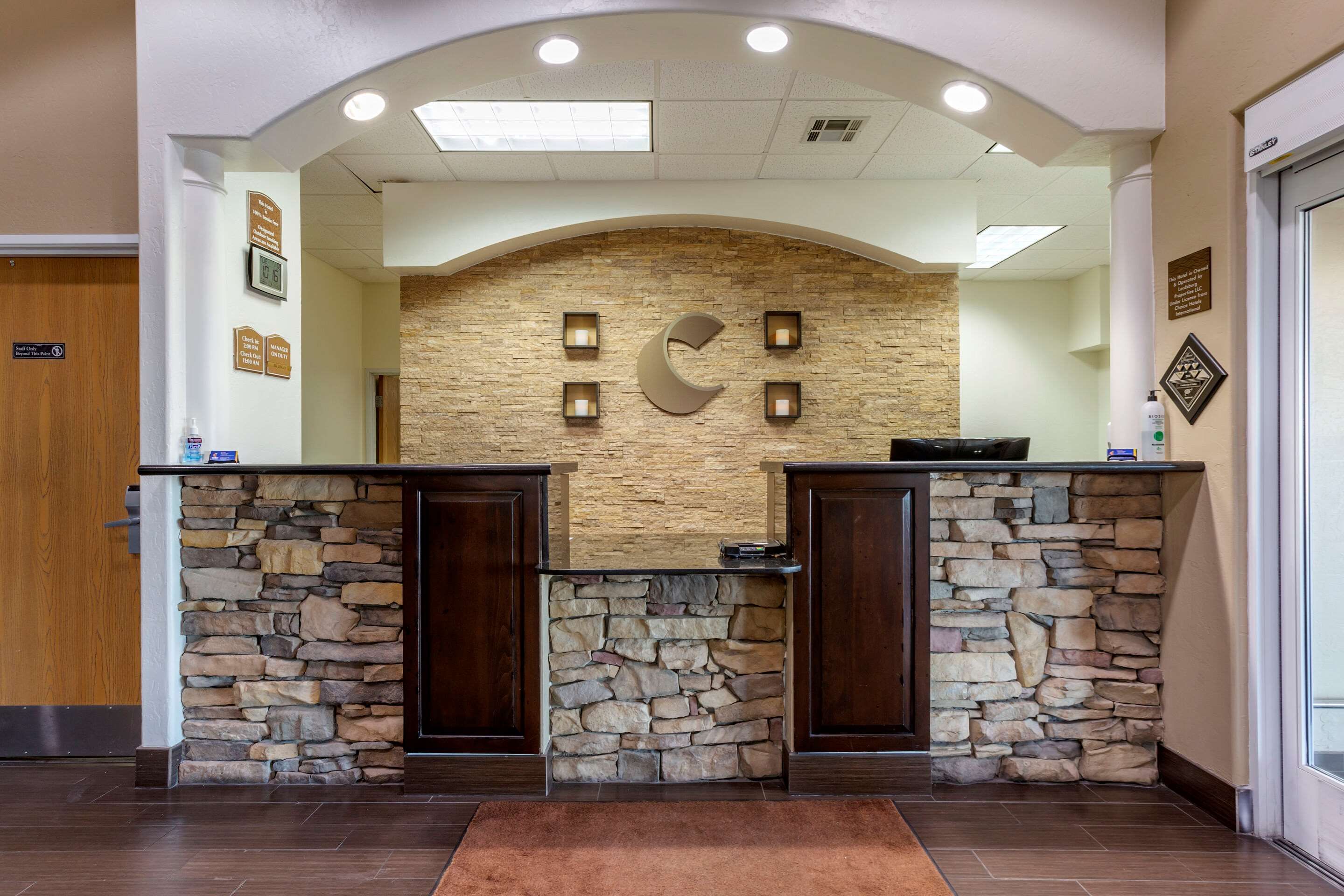 Front desk
