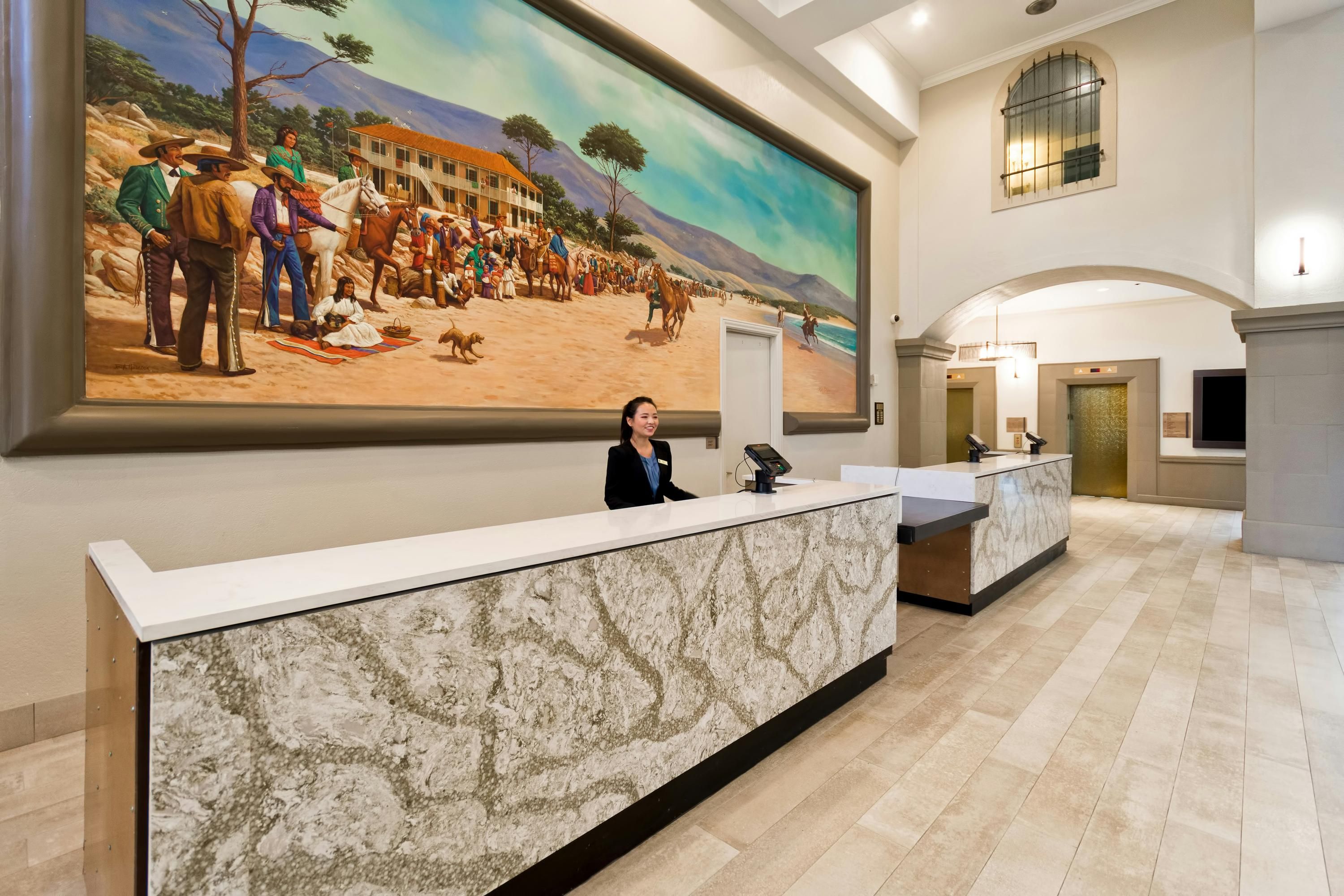 Front desk