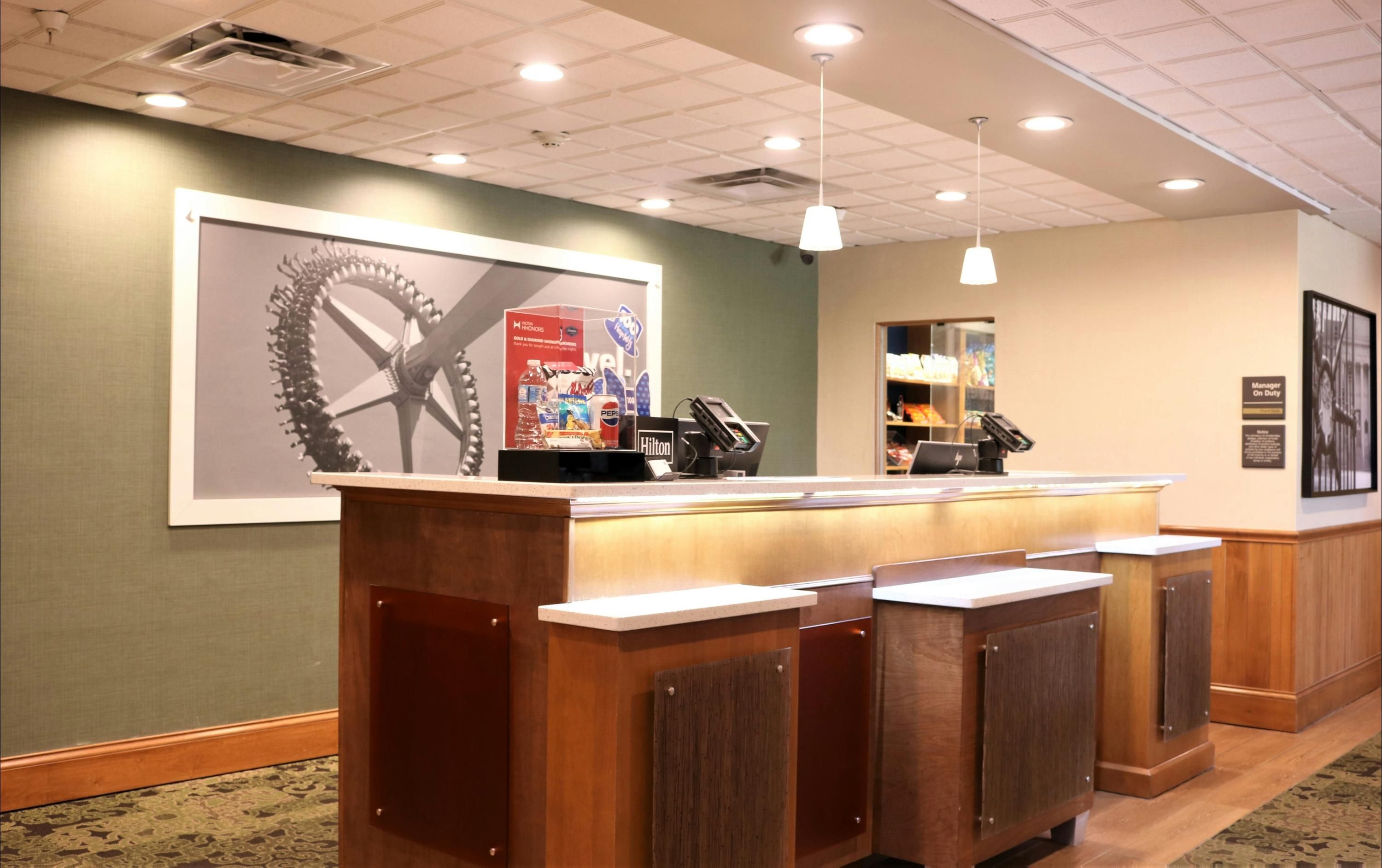Front desk