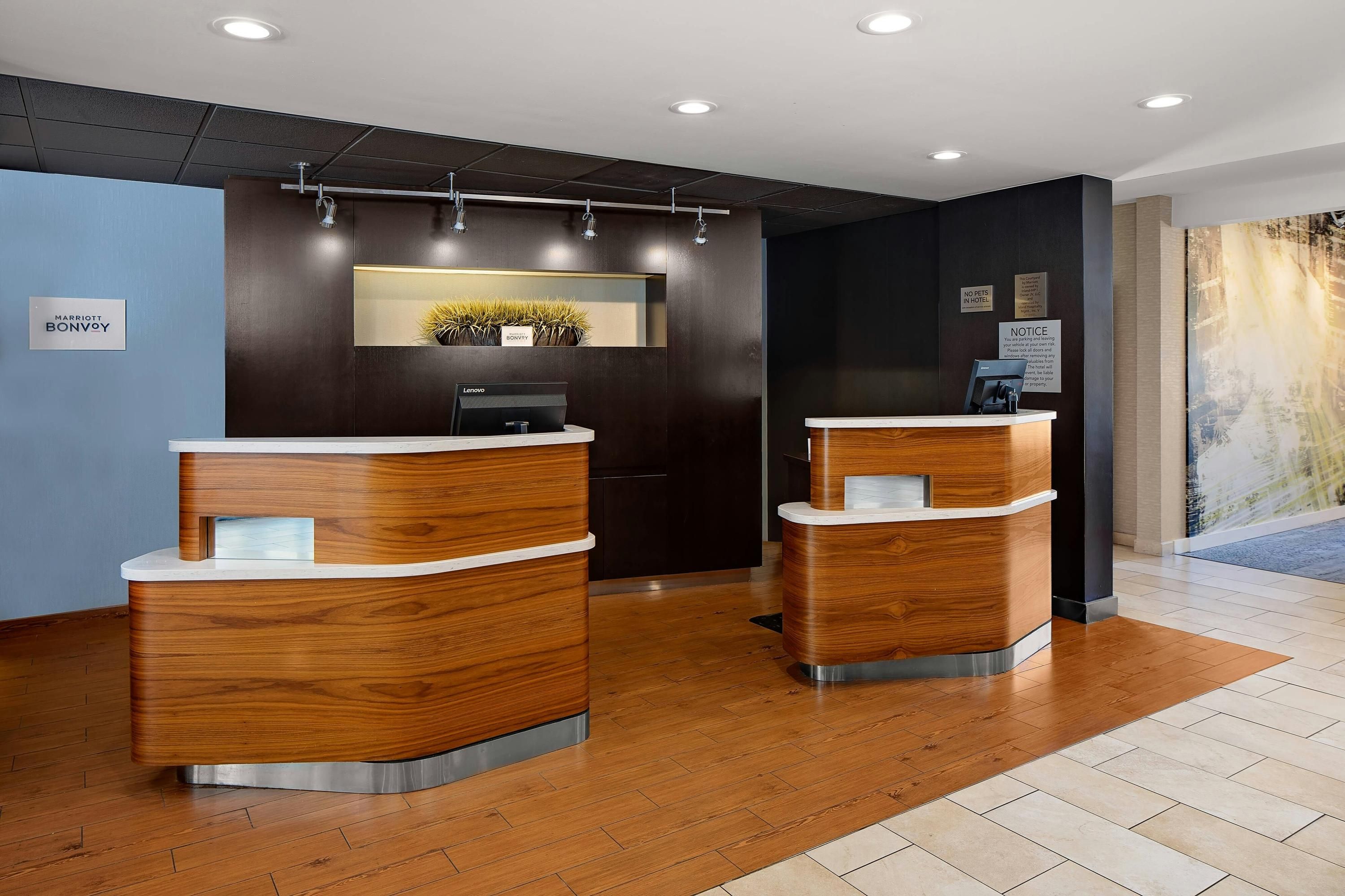 Front desk