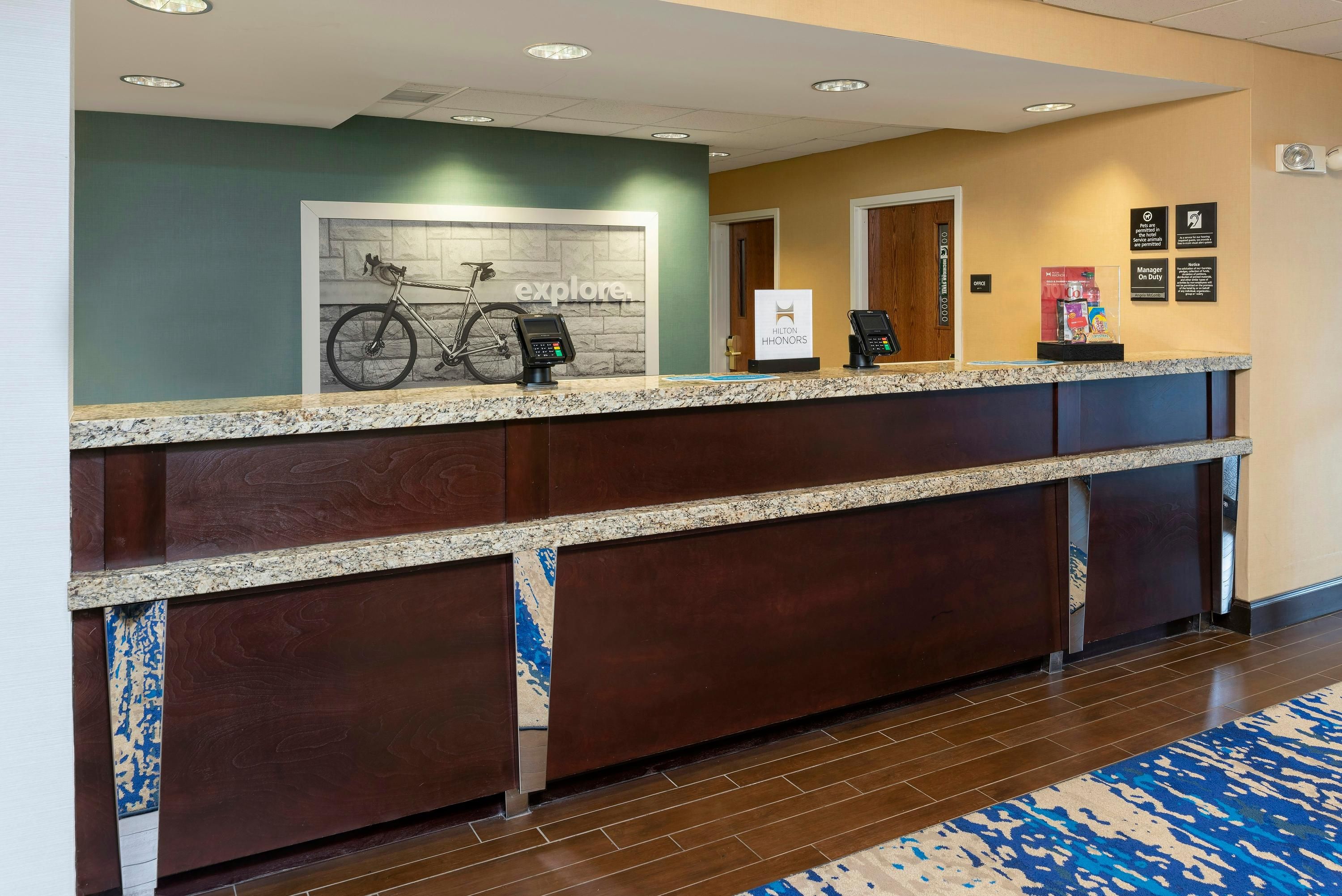 Front desk