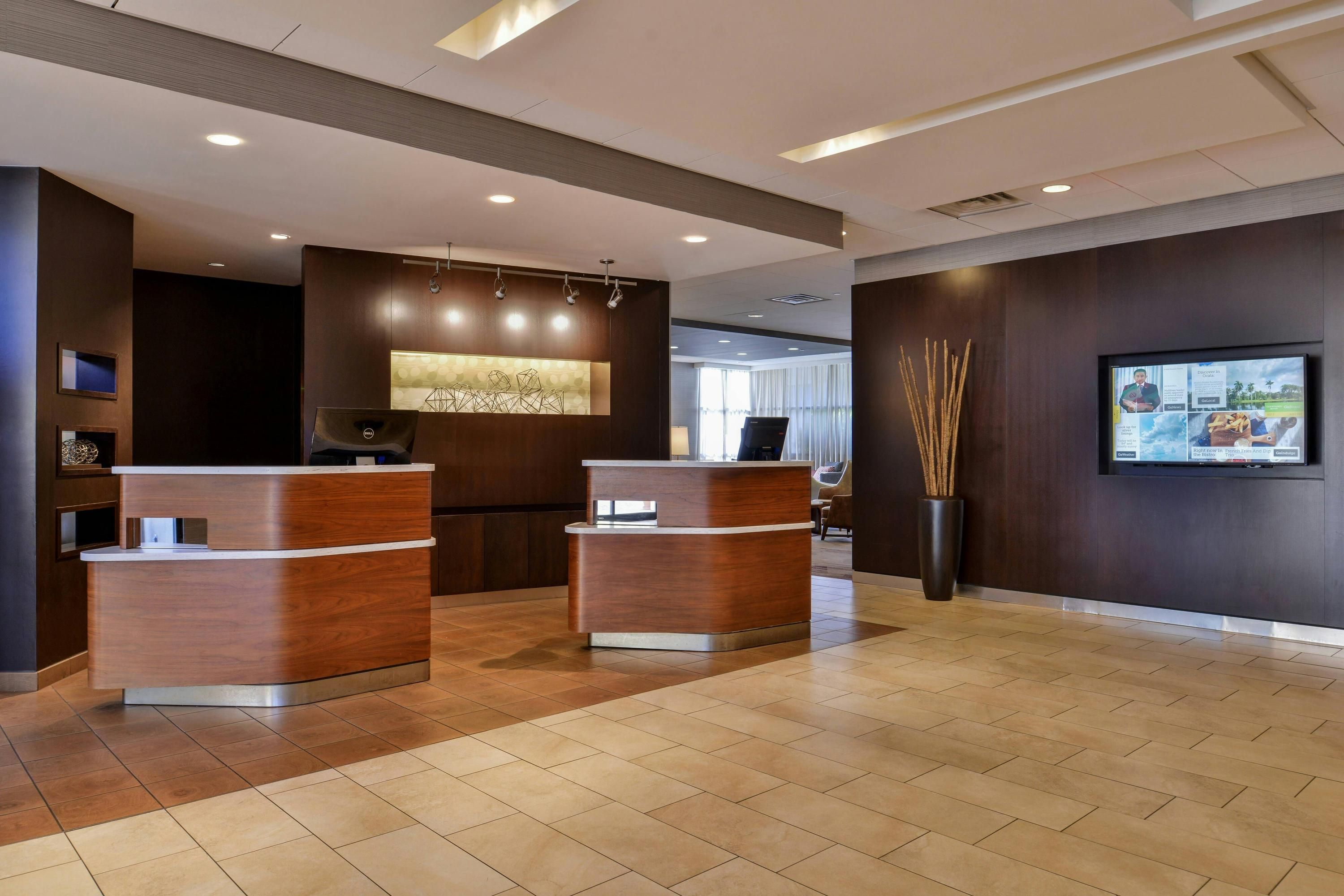 Front desk