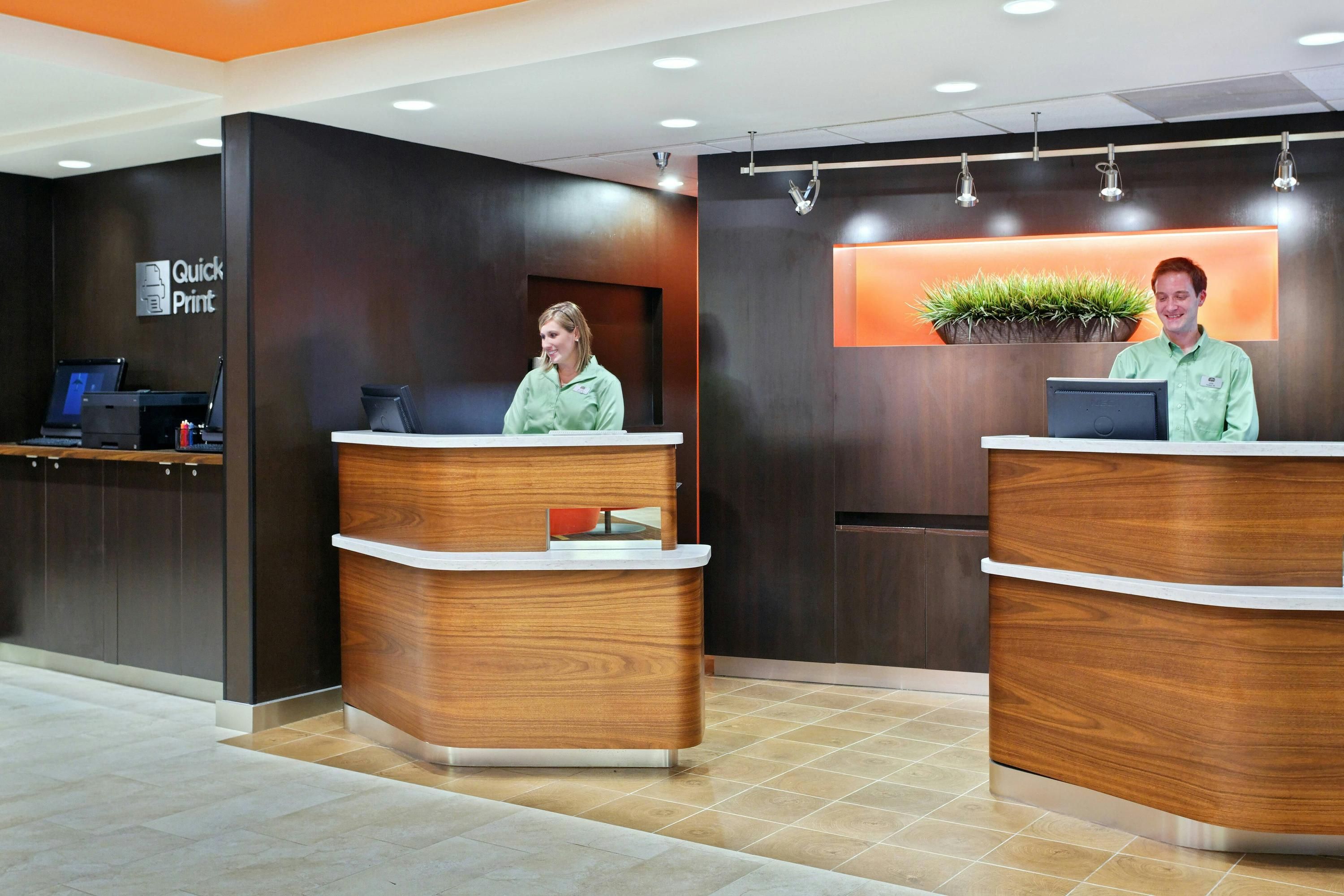 Front desk