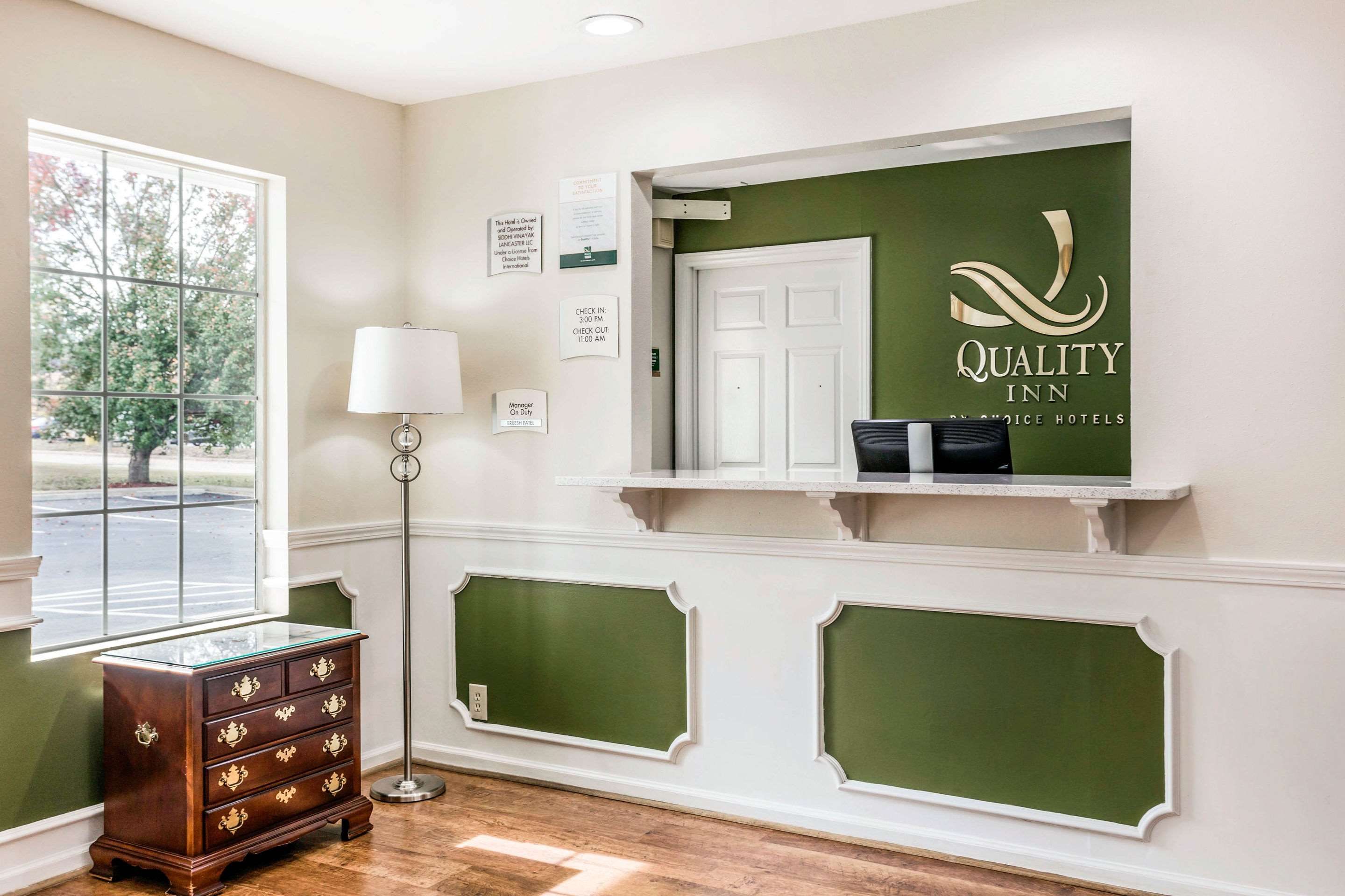 Front desk