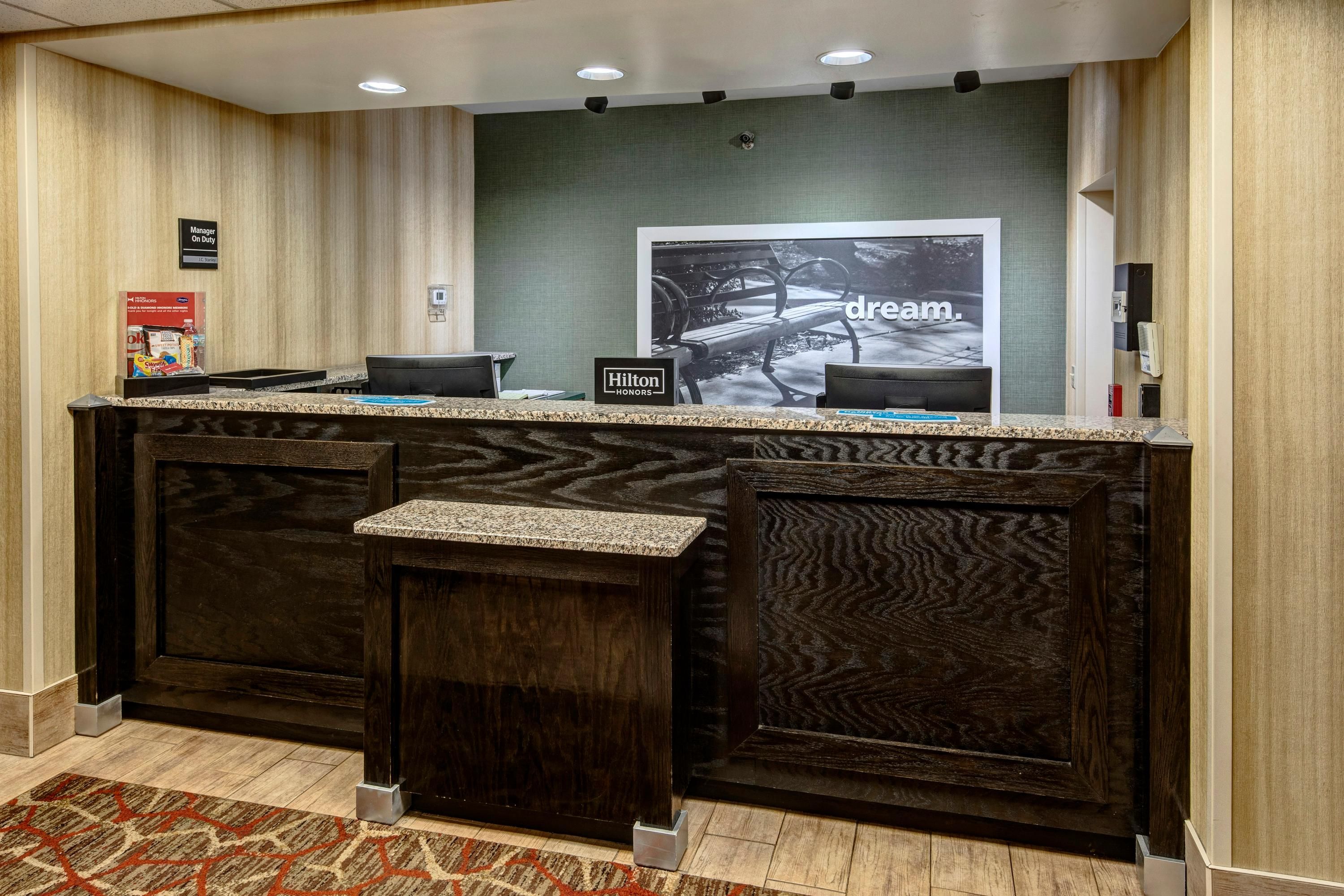 Front desk