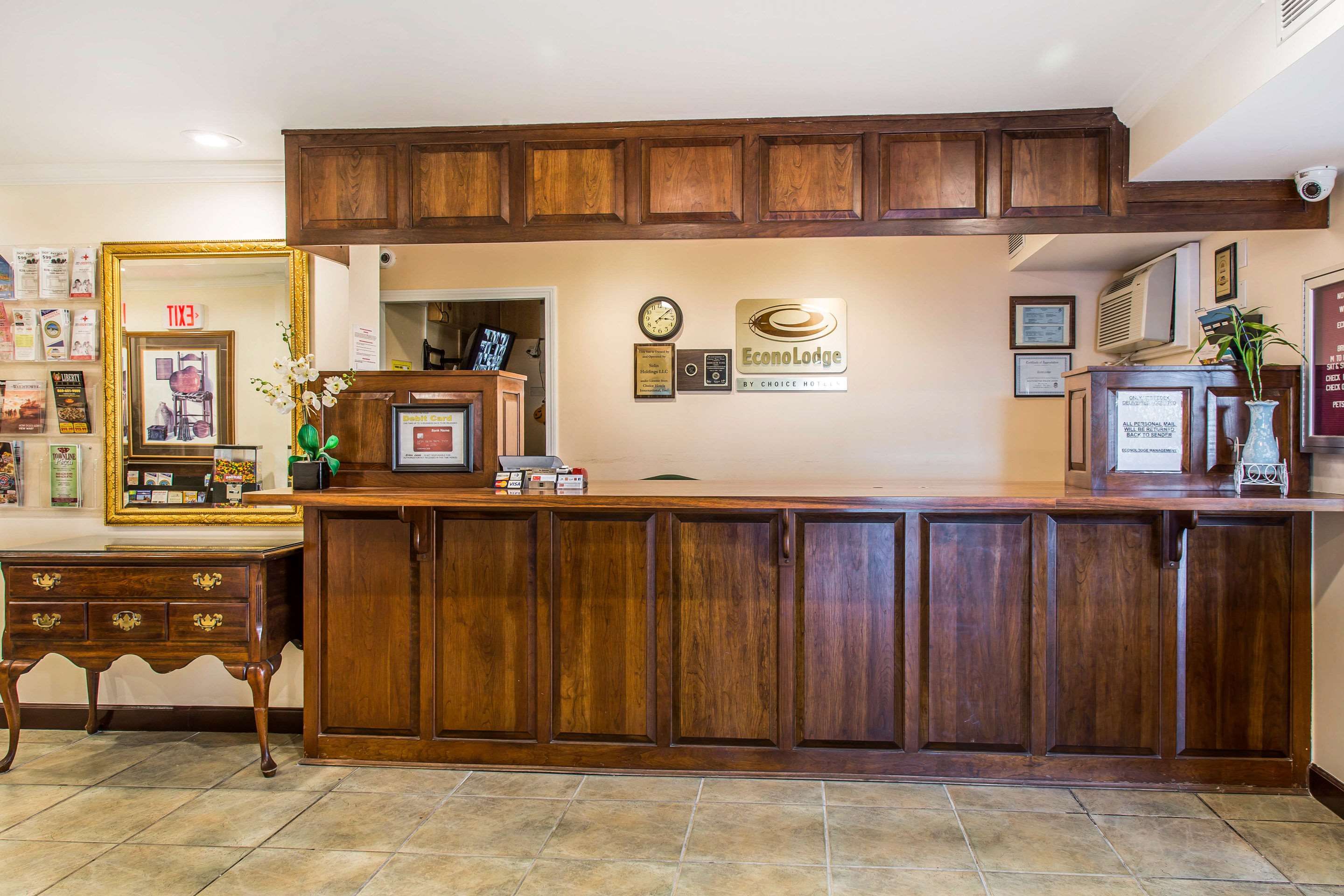 Front desk
