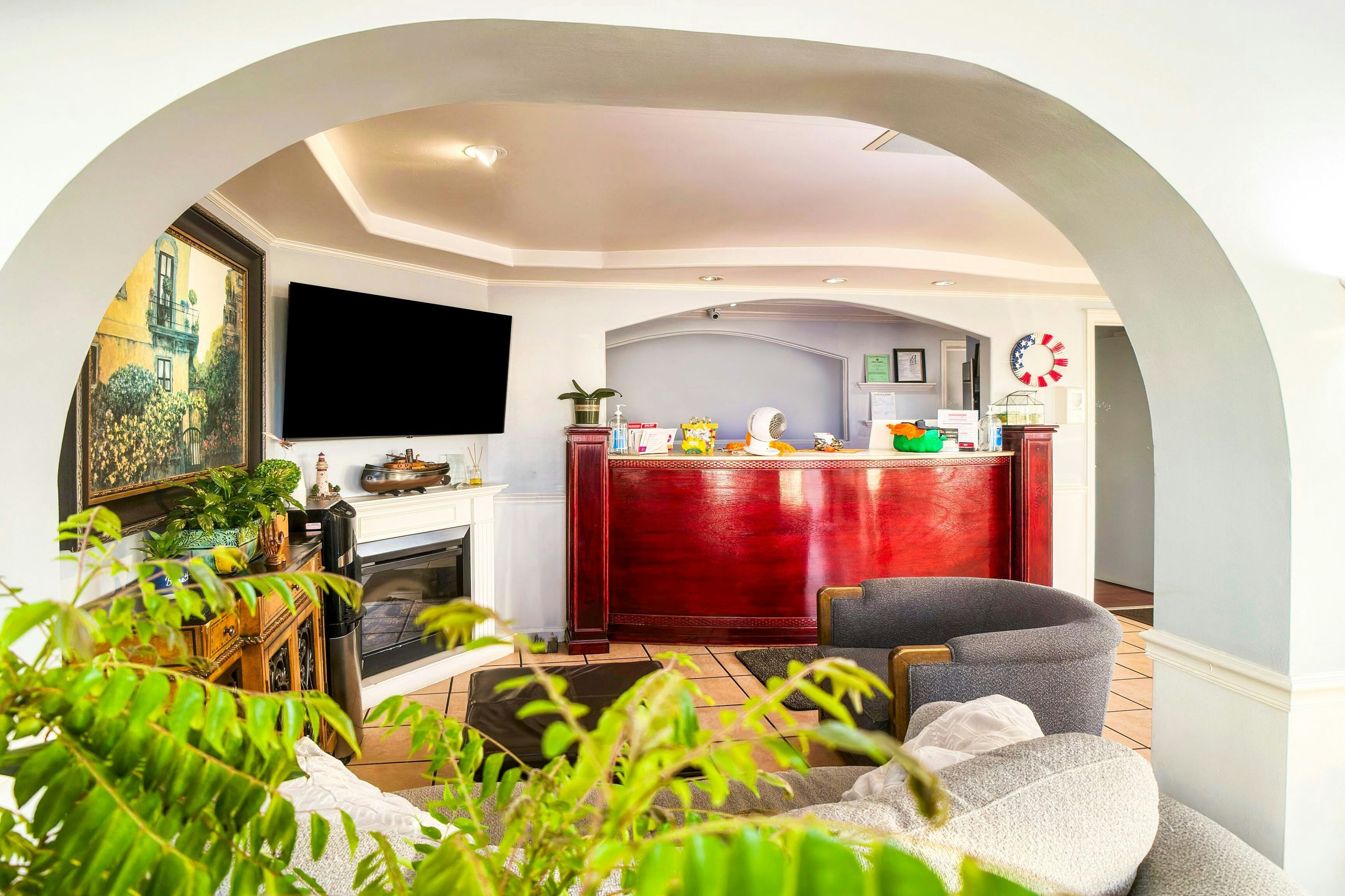 Front desk