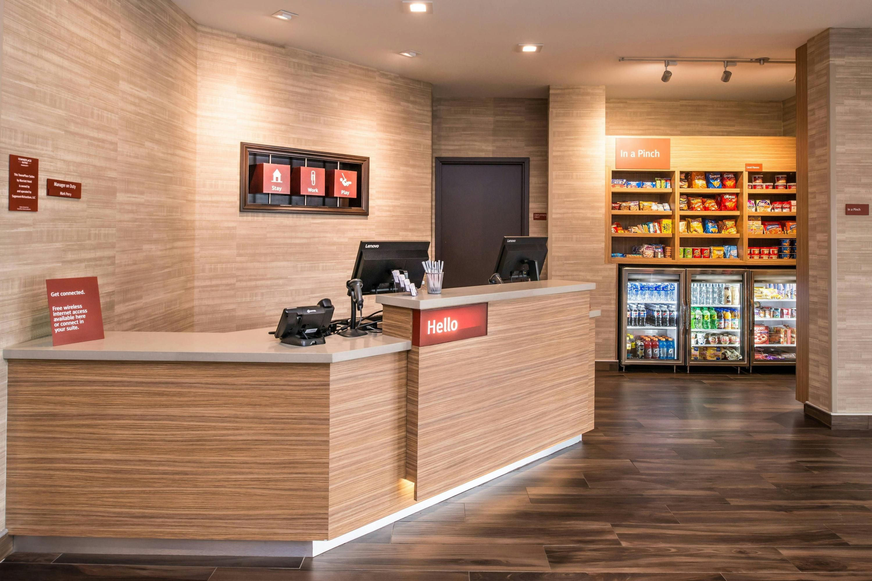 Front desk