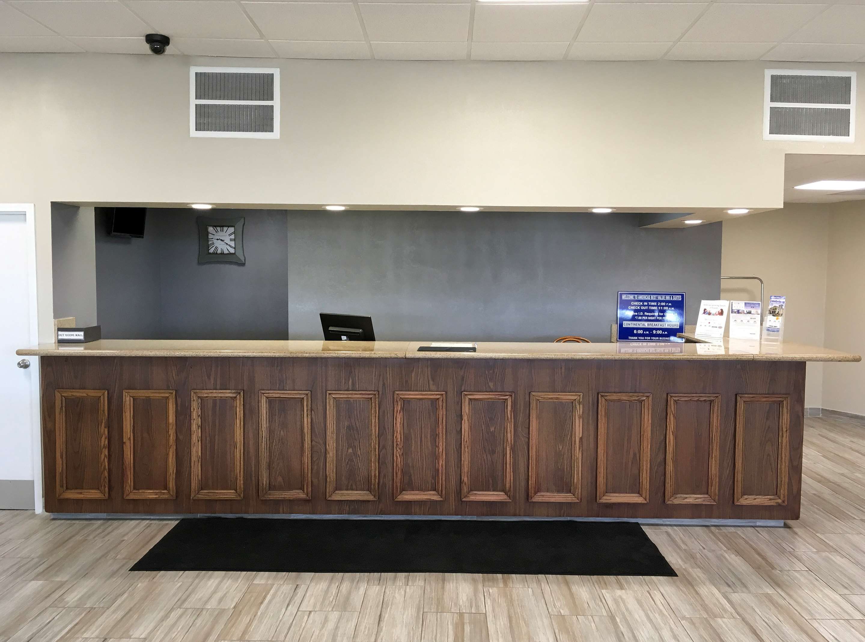 Front desk