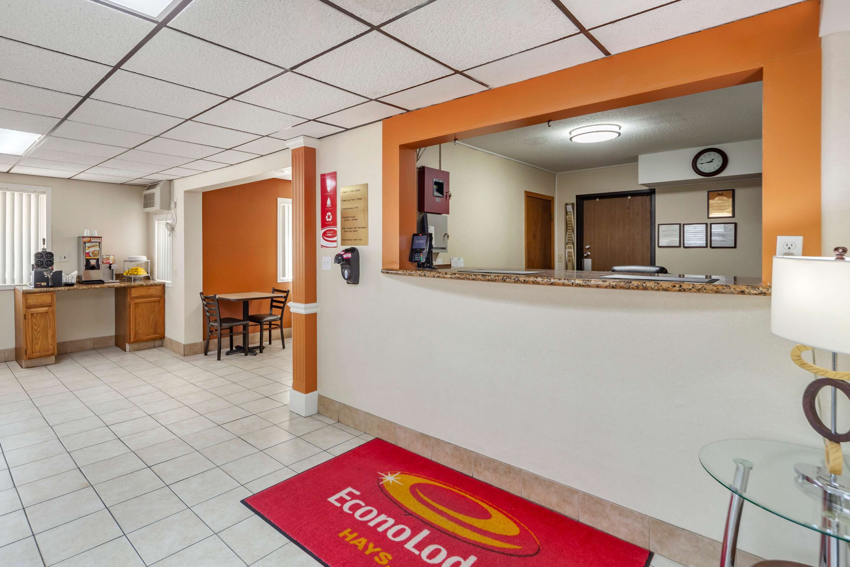 Front desk