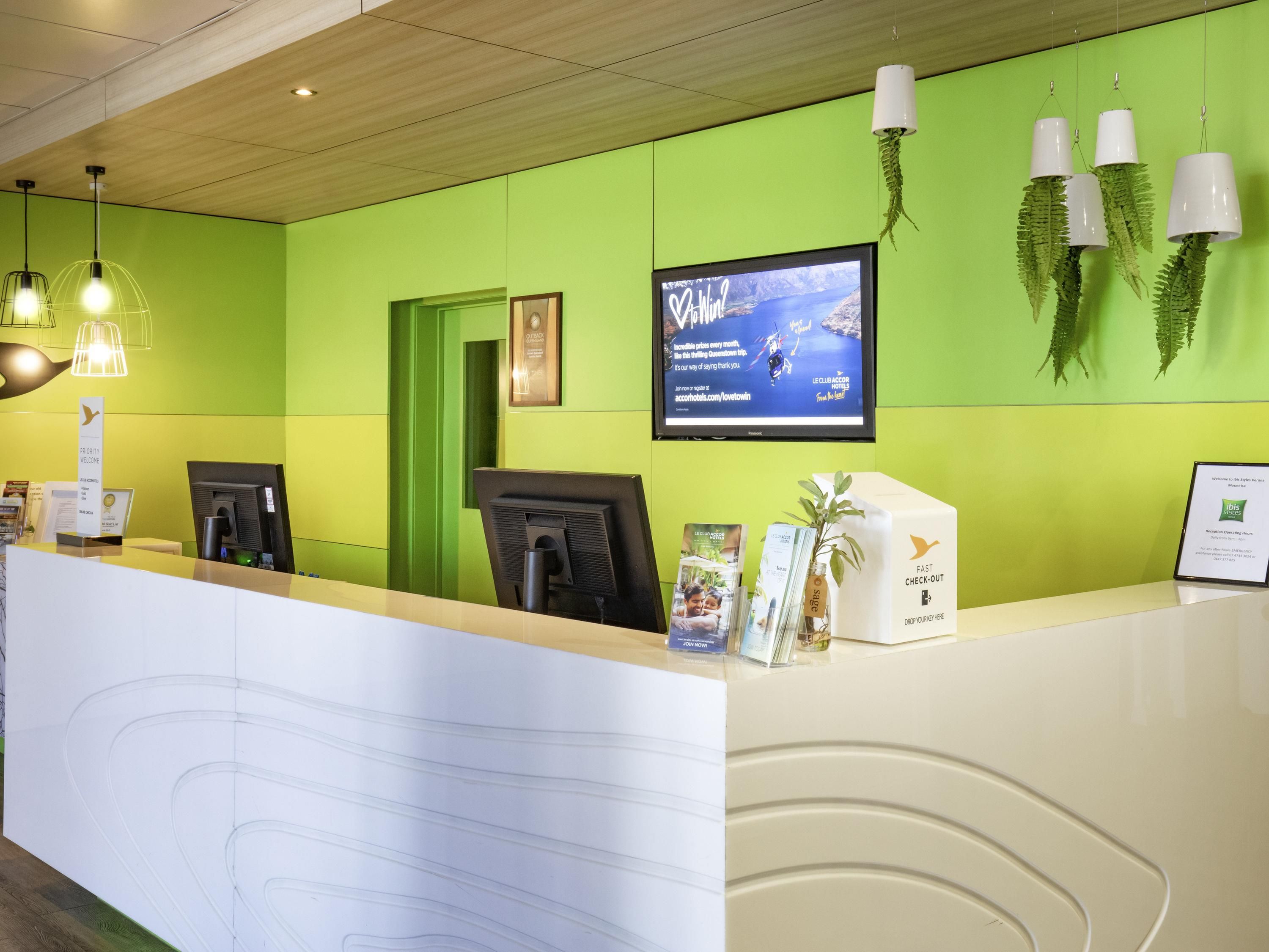 Front desk