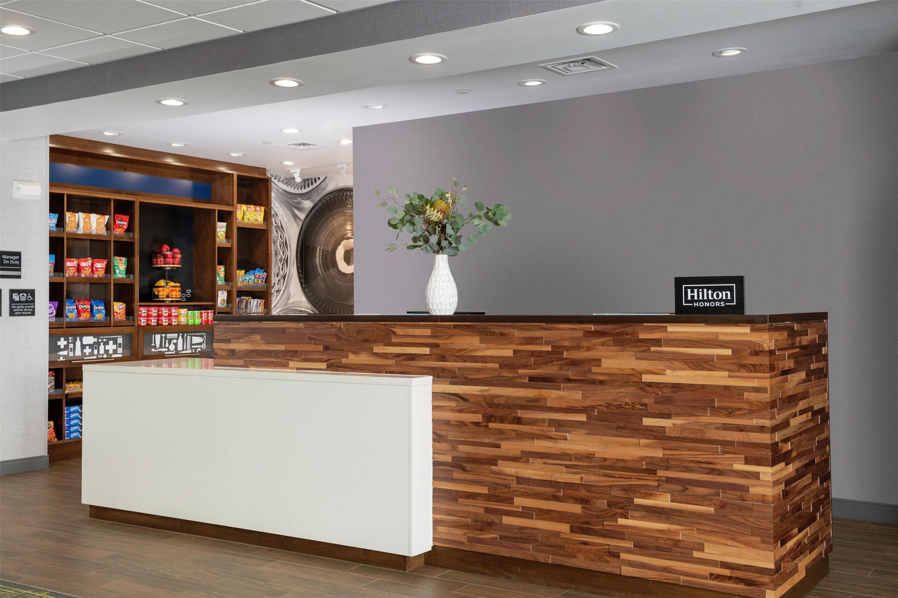 Front desk