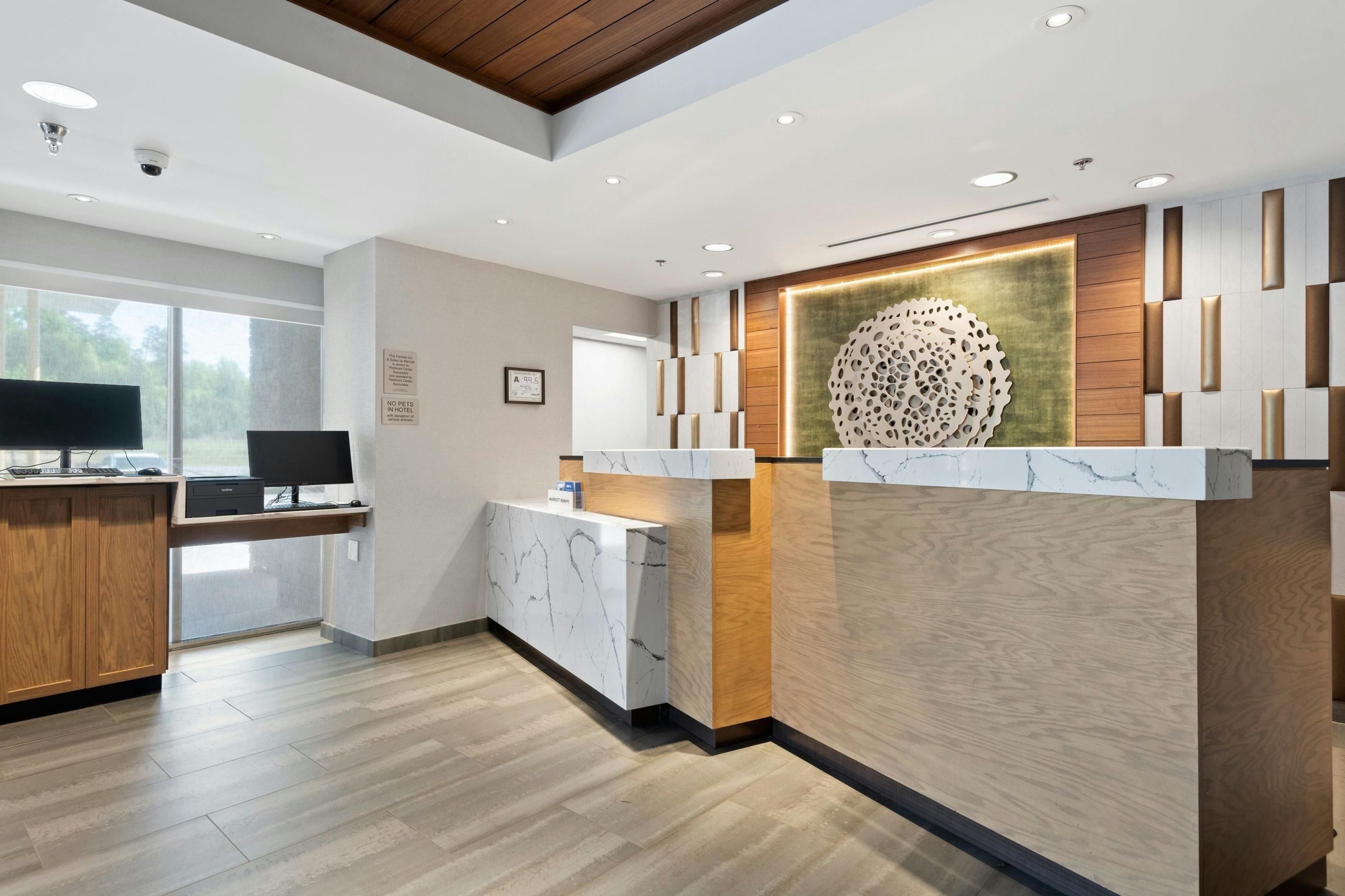 Front desk