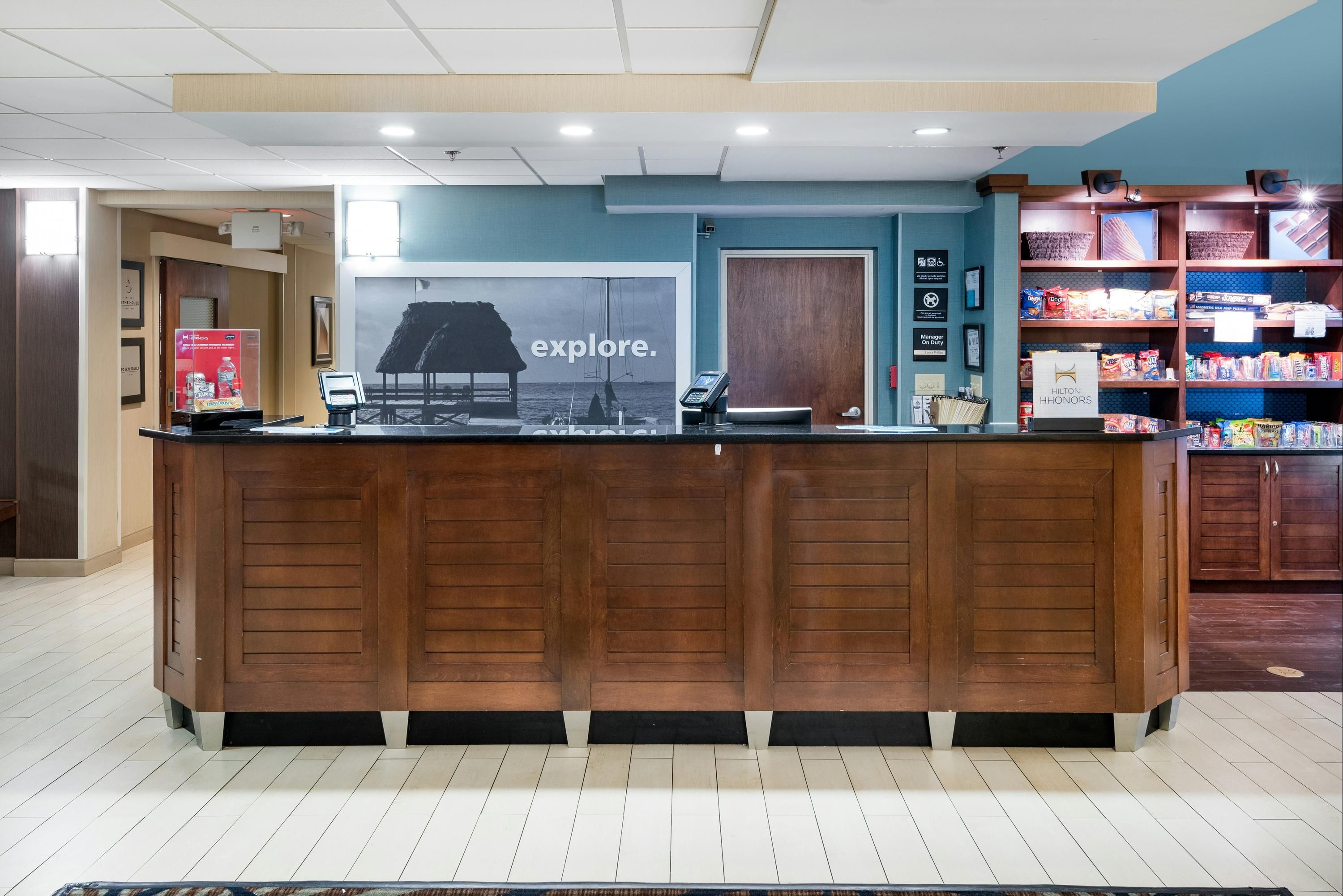 Front desk