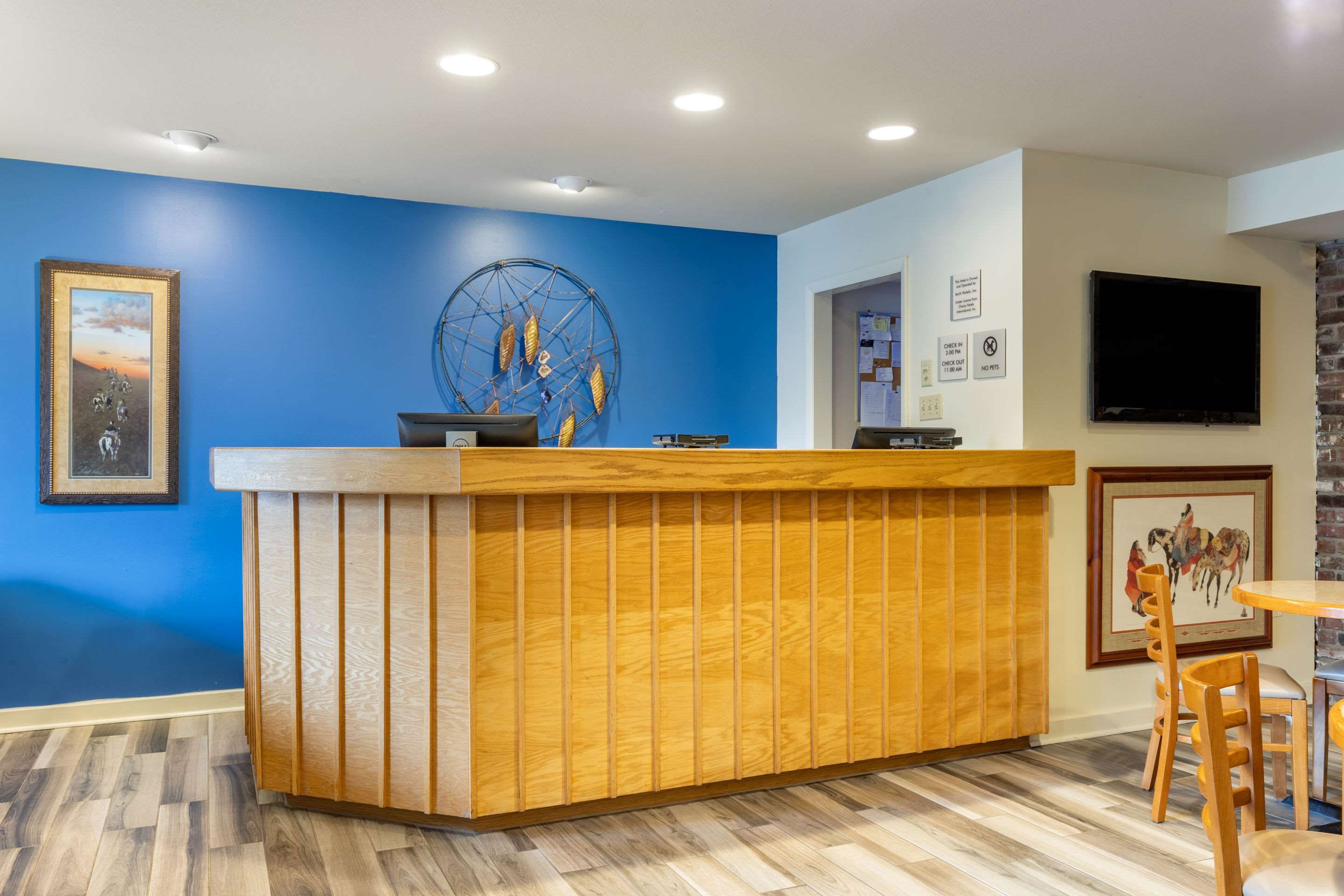 Front desk