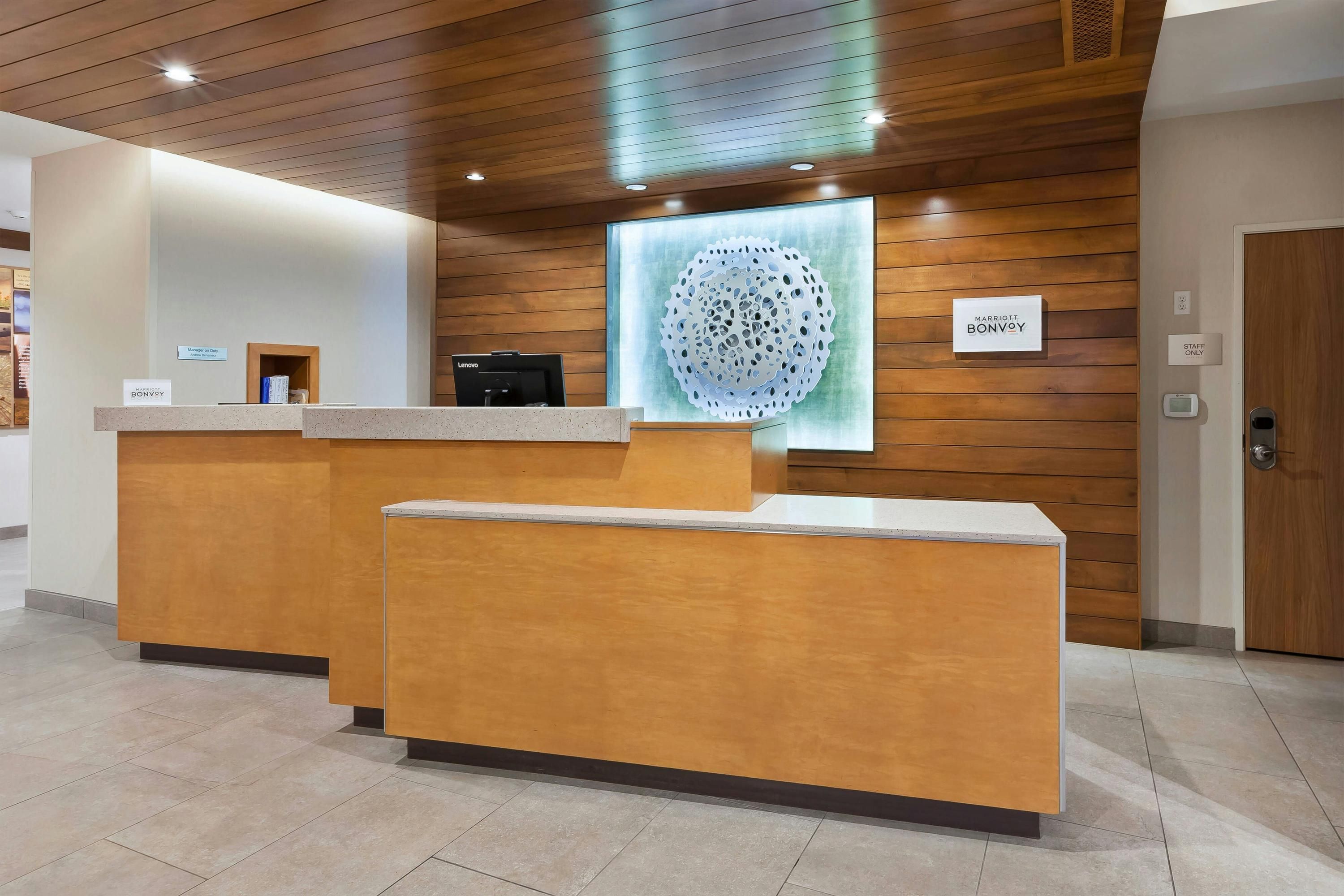 Front desk