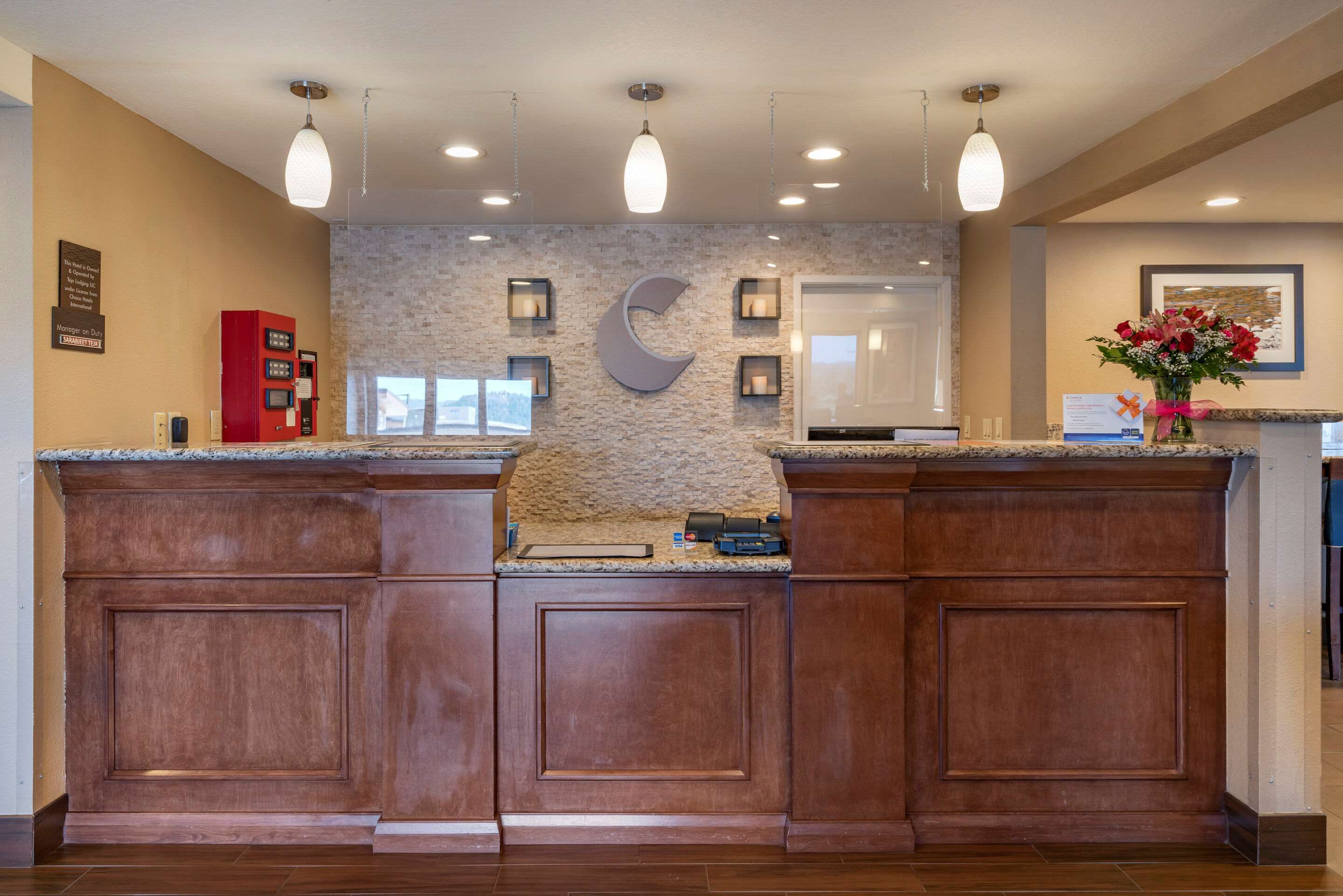 Front desk