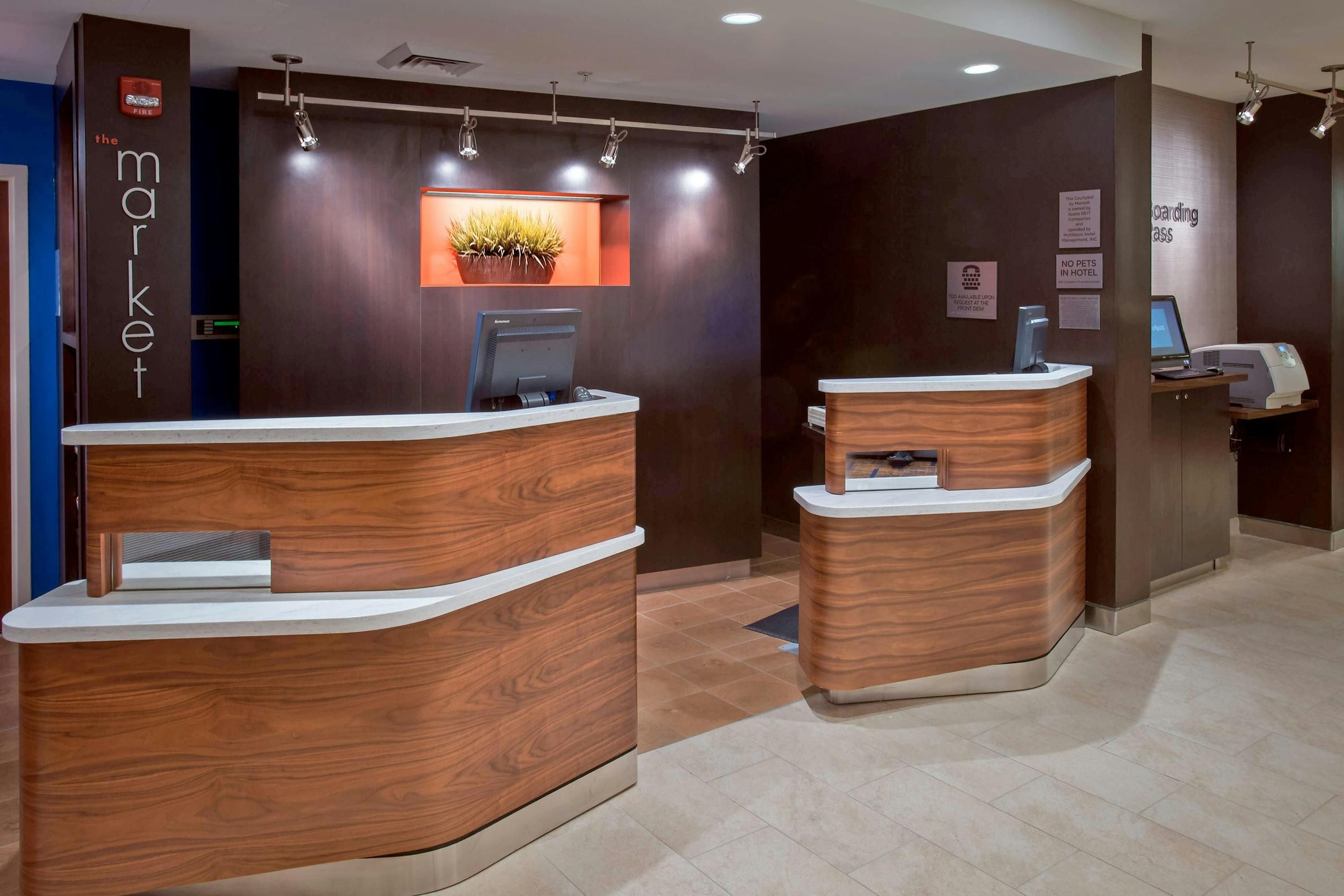Front desk