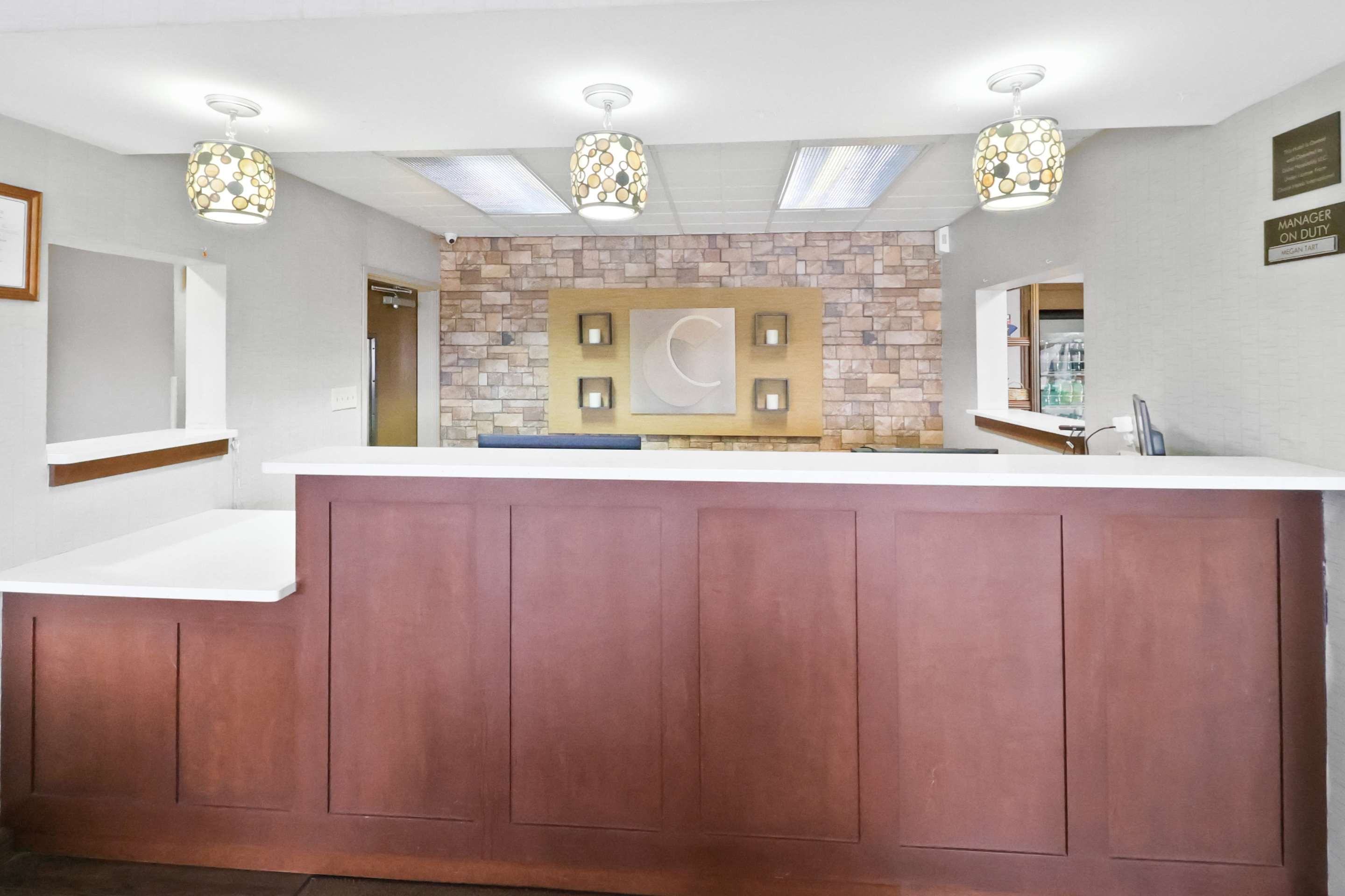 Front desk