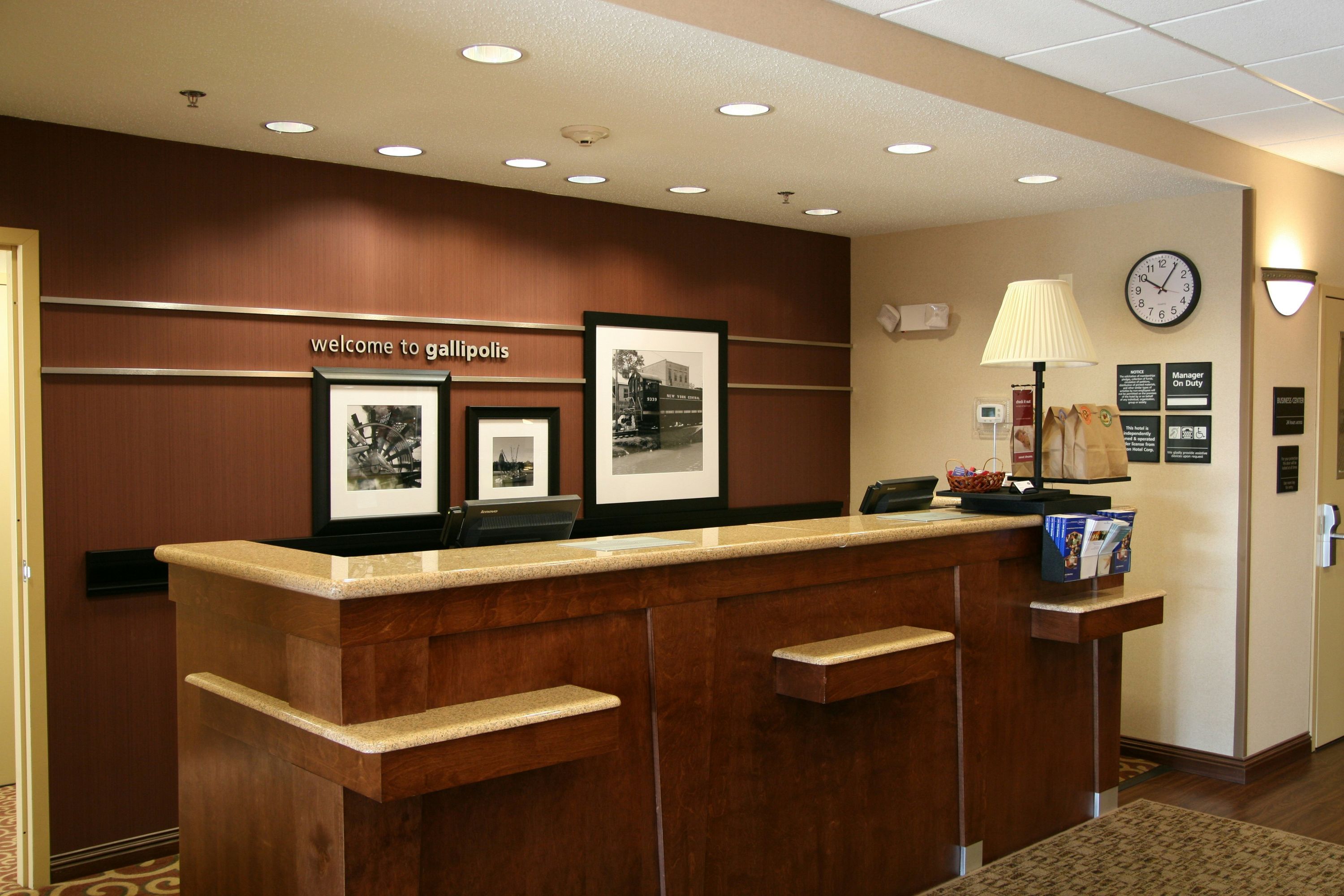 Front desk