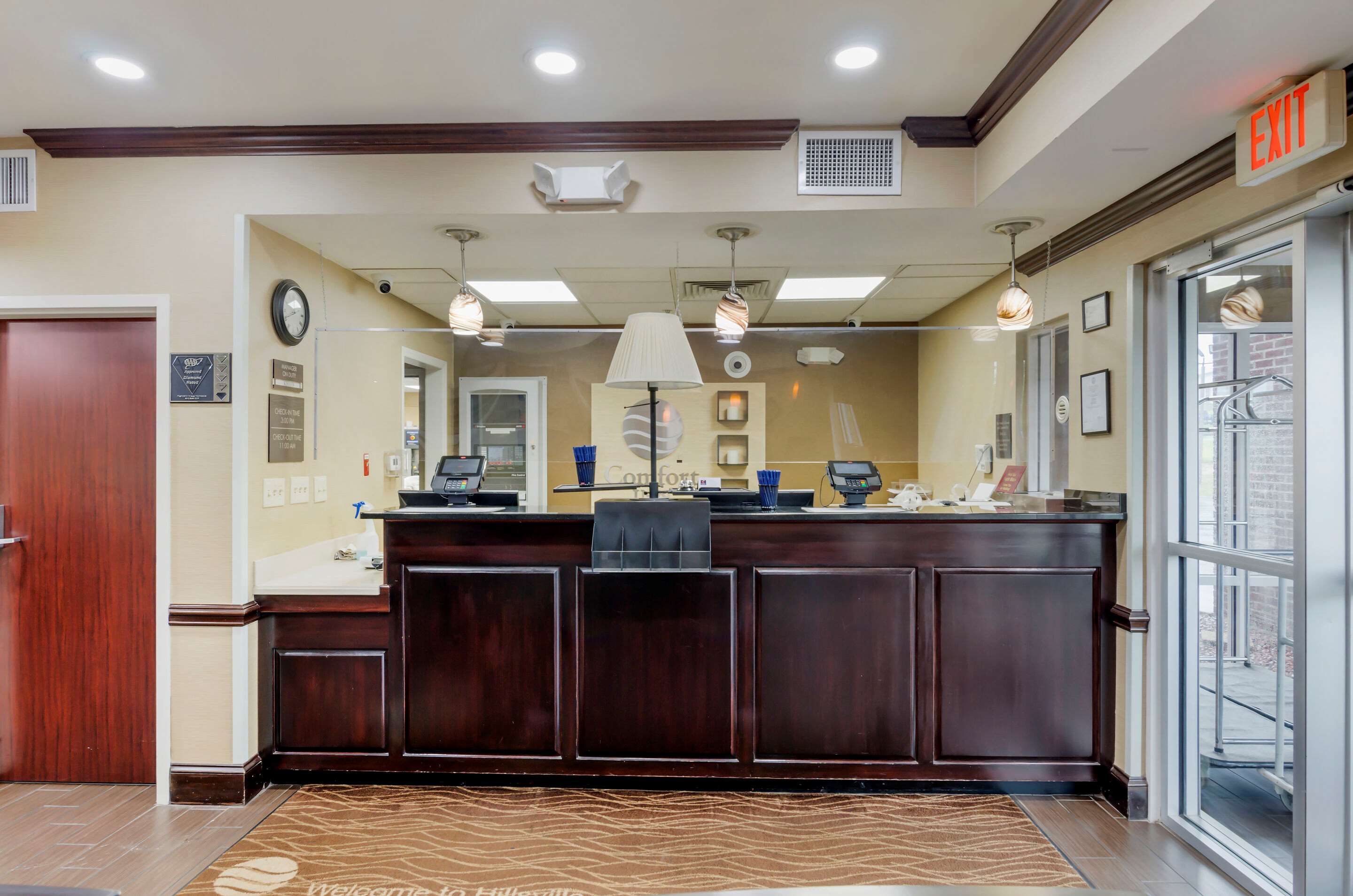 Front desk